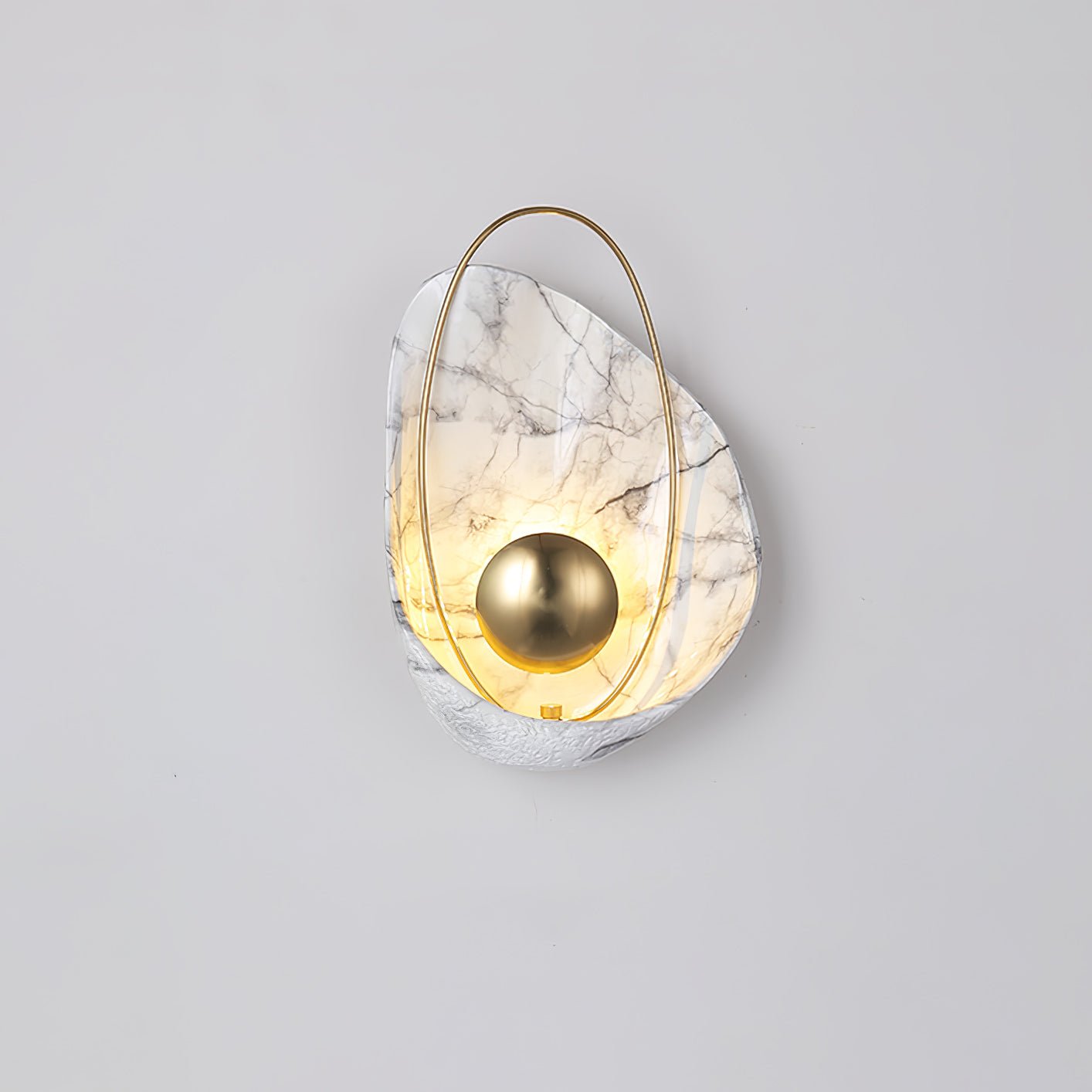 Vethaora Premium Nordic Art Pearl Resin Wall Lamp
