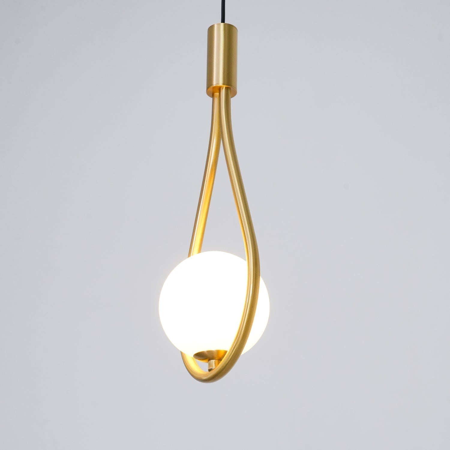 Droplet Modern Brass Pendant Light