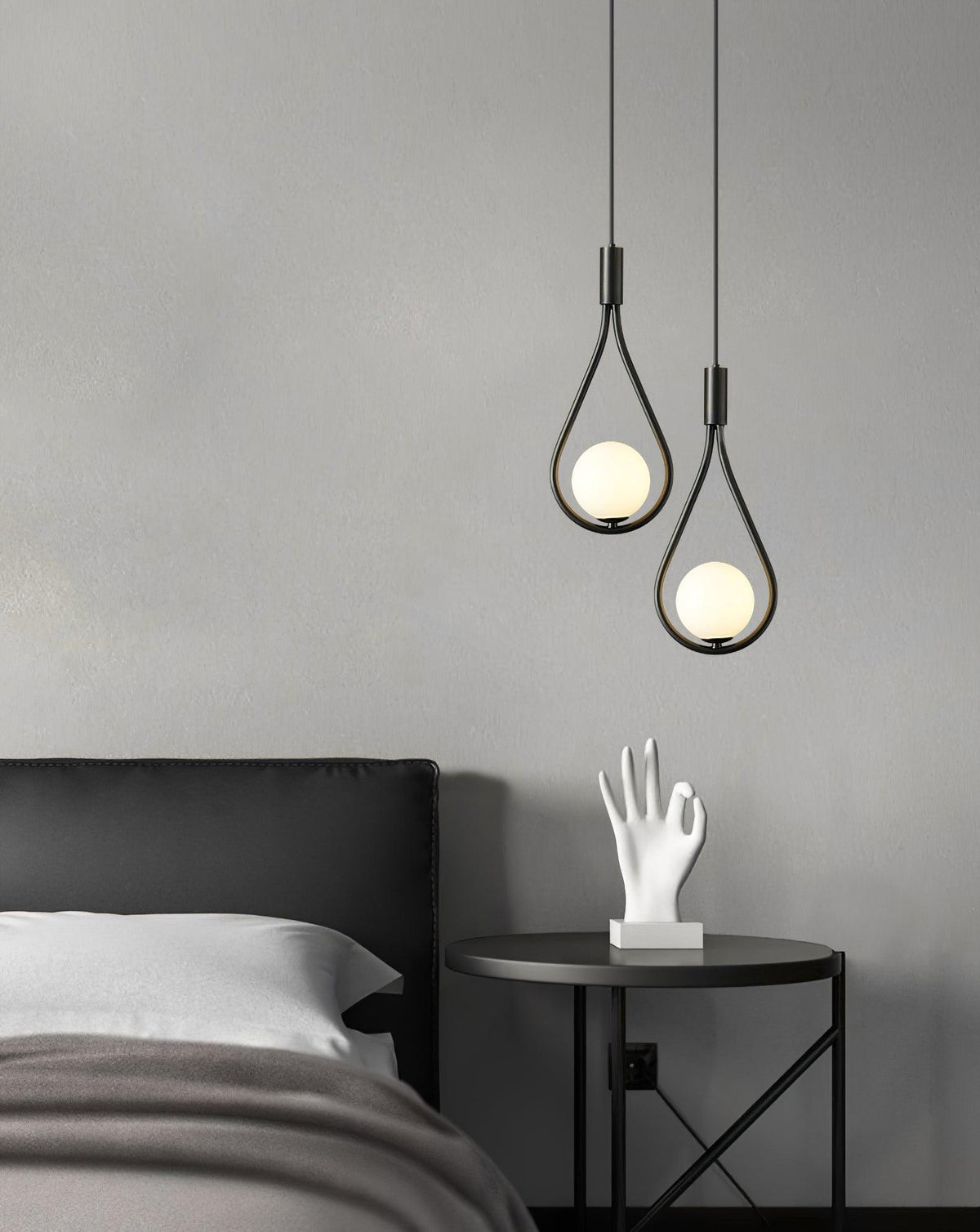 Droplet Modern Brass Pendant Light