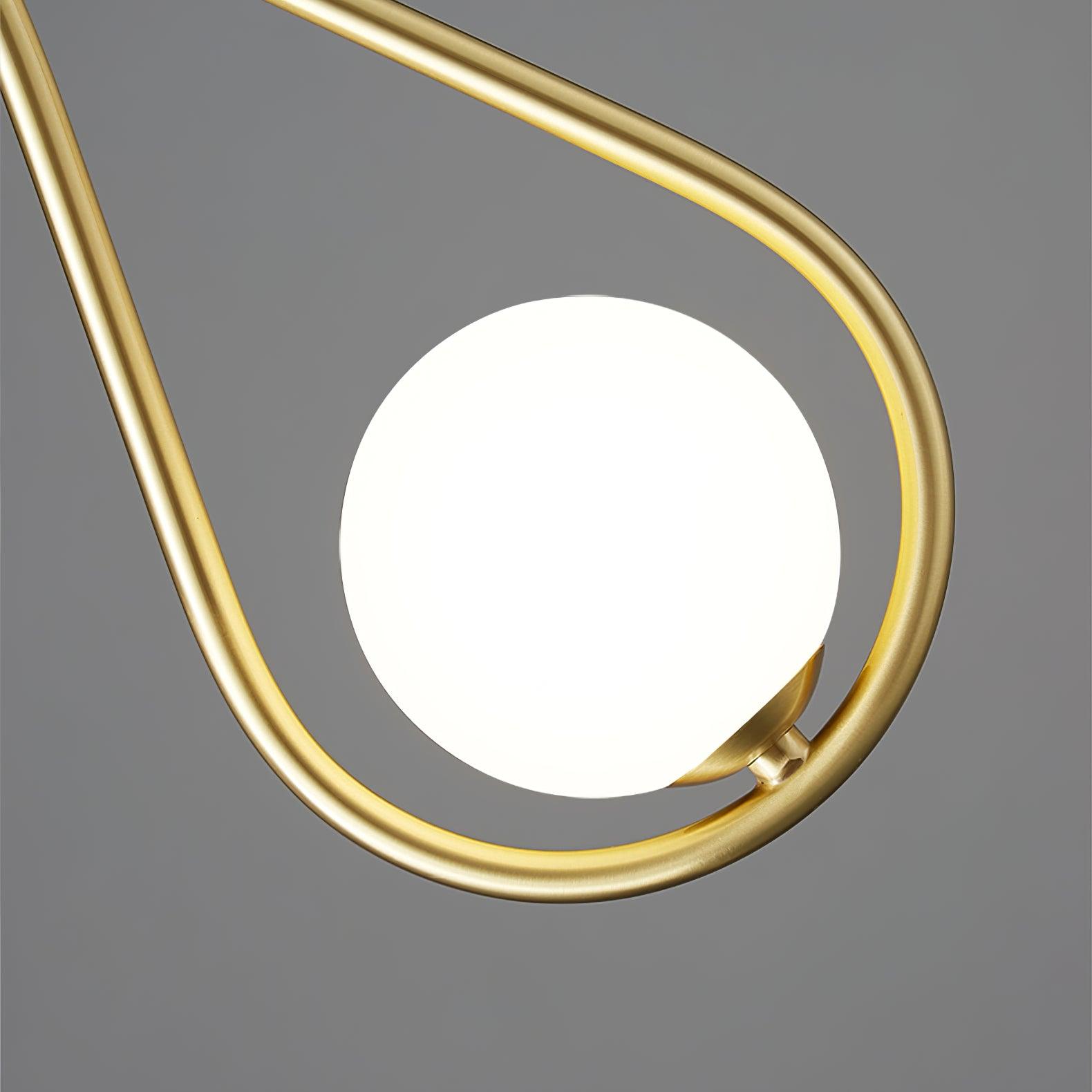Droplet Modern Brass Pendant Light