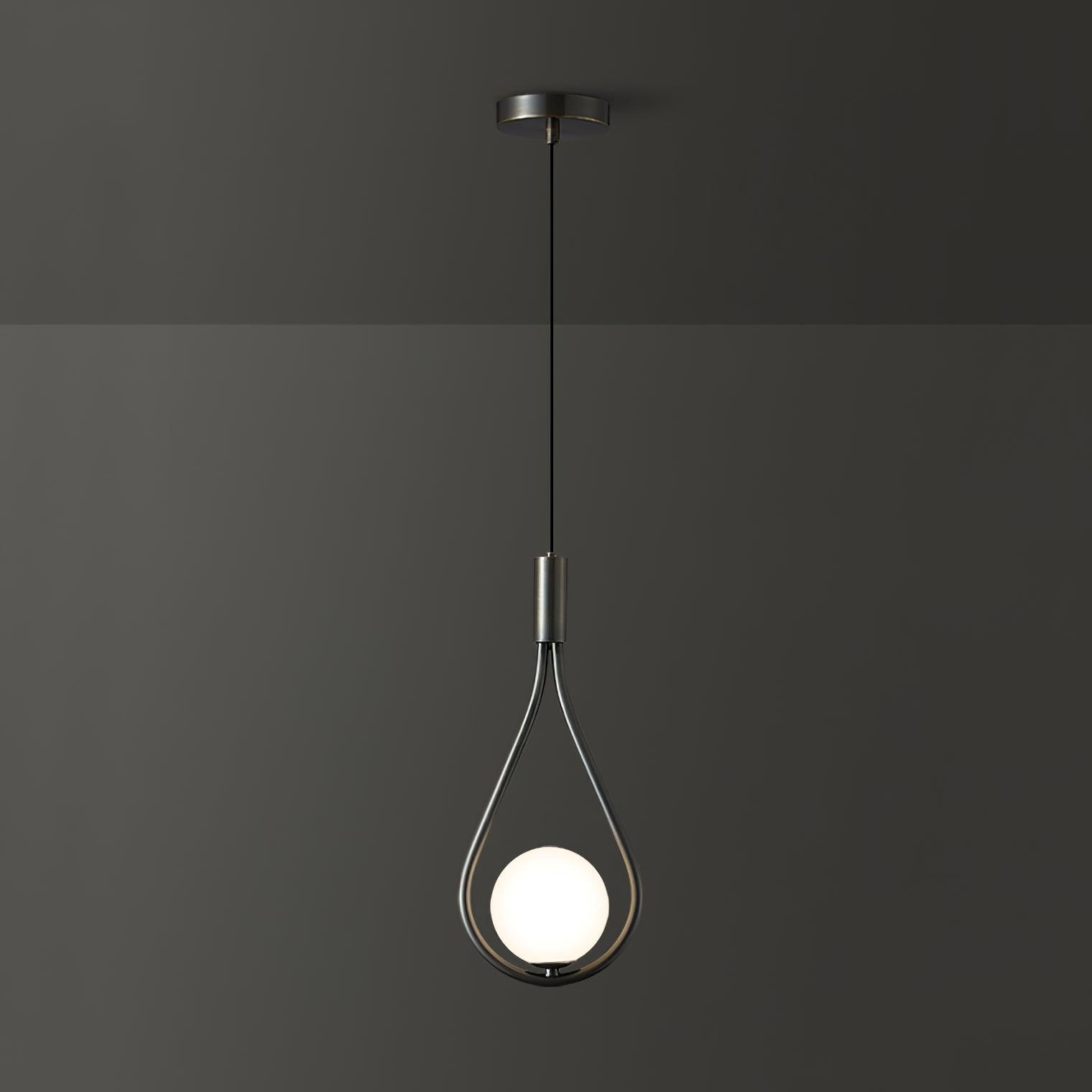 Droplet Modern Brass Pendant Light