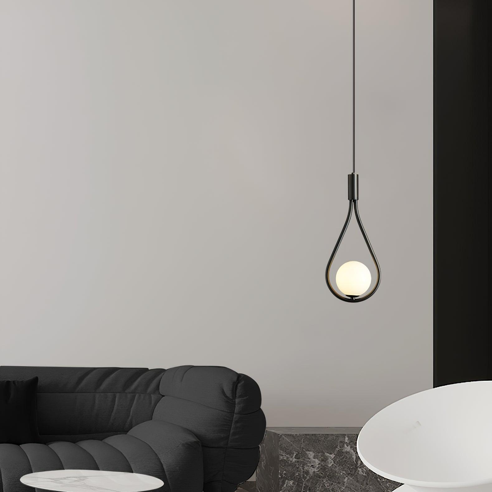 Droplet Modern Brass Pendant Light