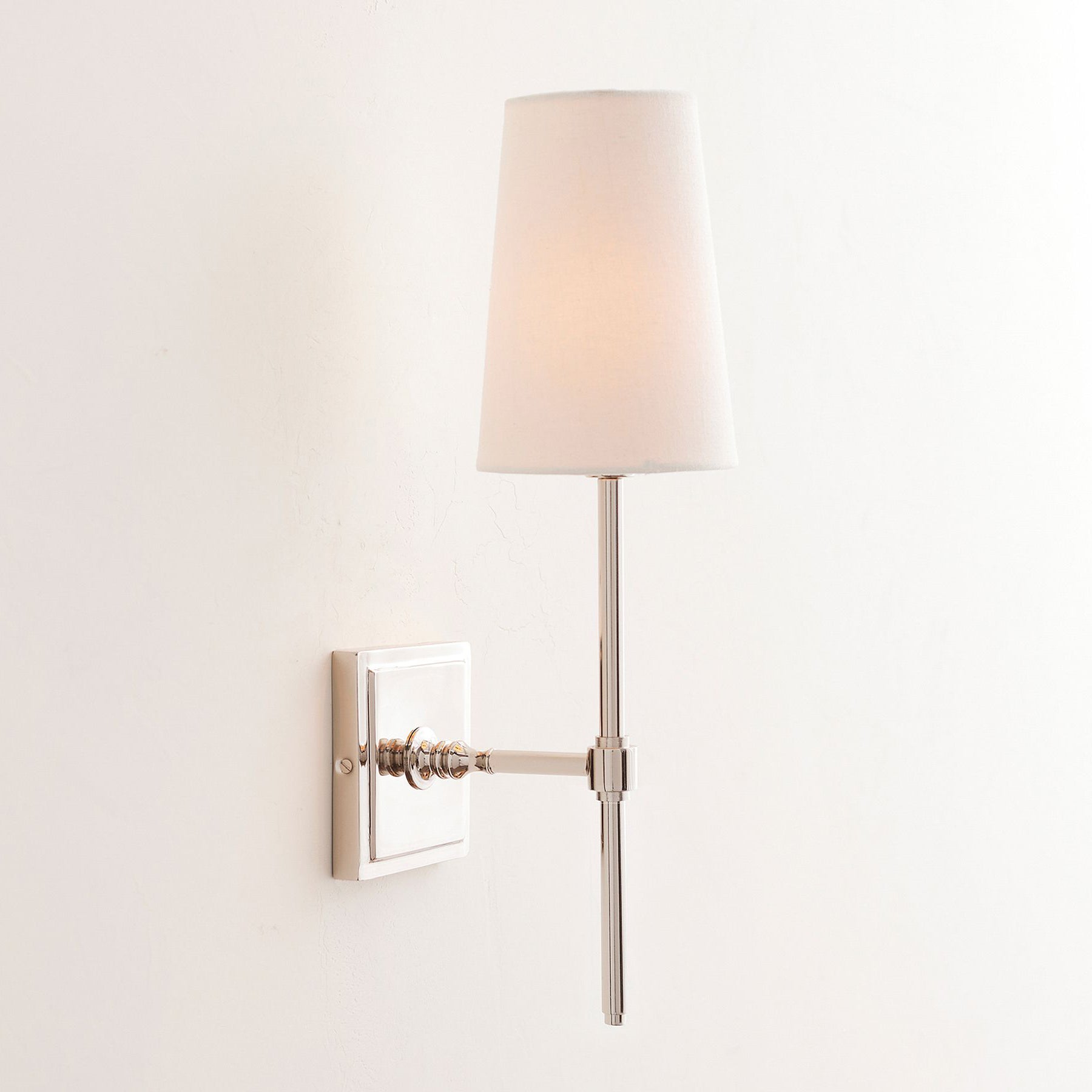 Vicarara Vintage Industrial Brass Fabric Wall Lamp - Neutral Decor
