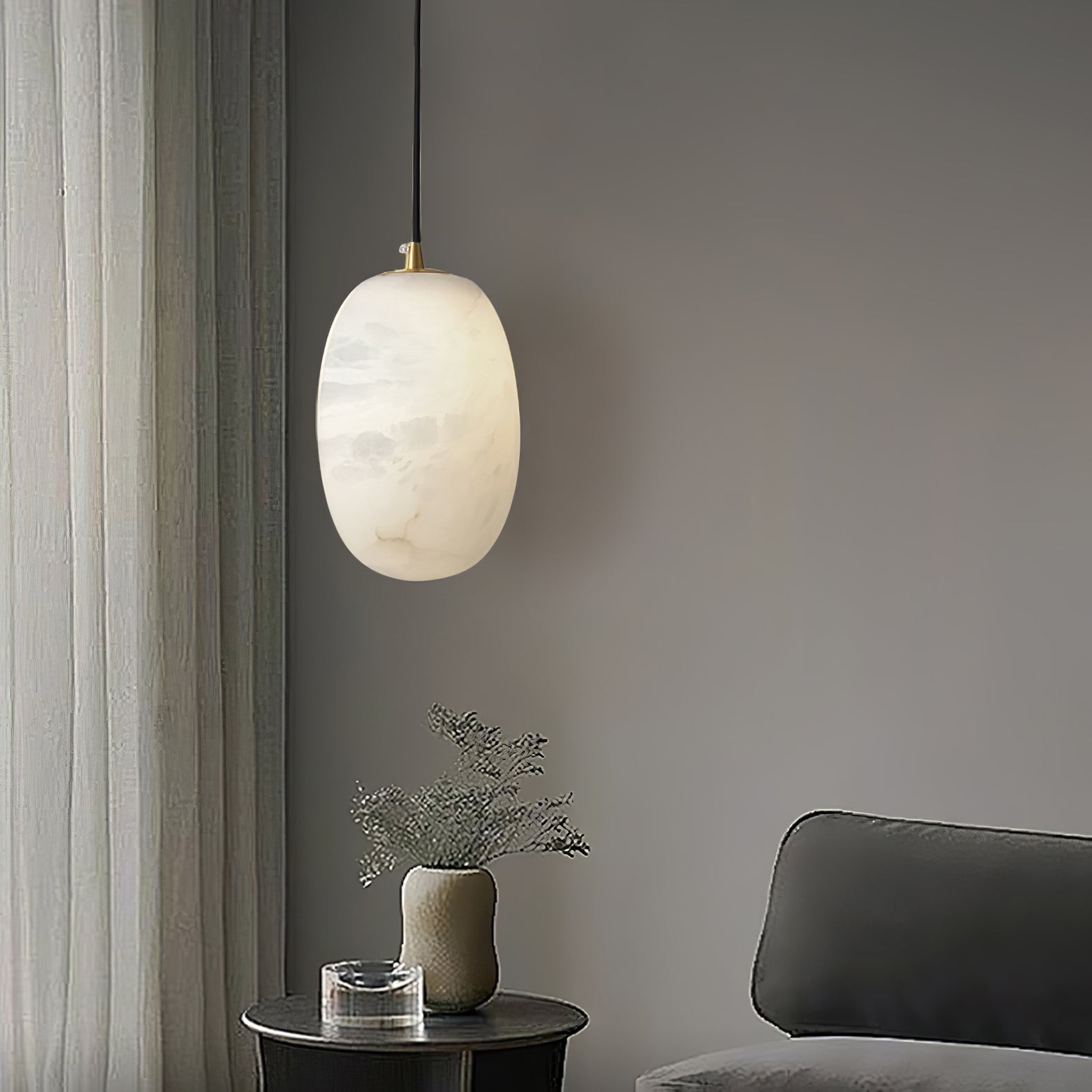 Luxor Alabaster Pendant Light