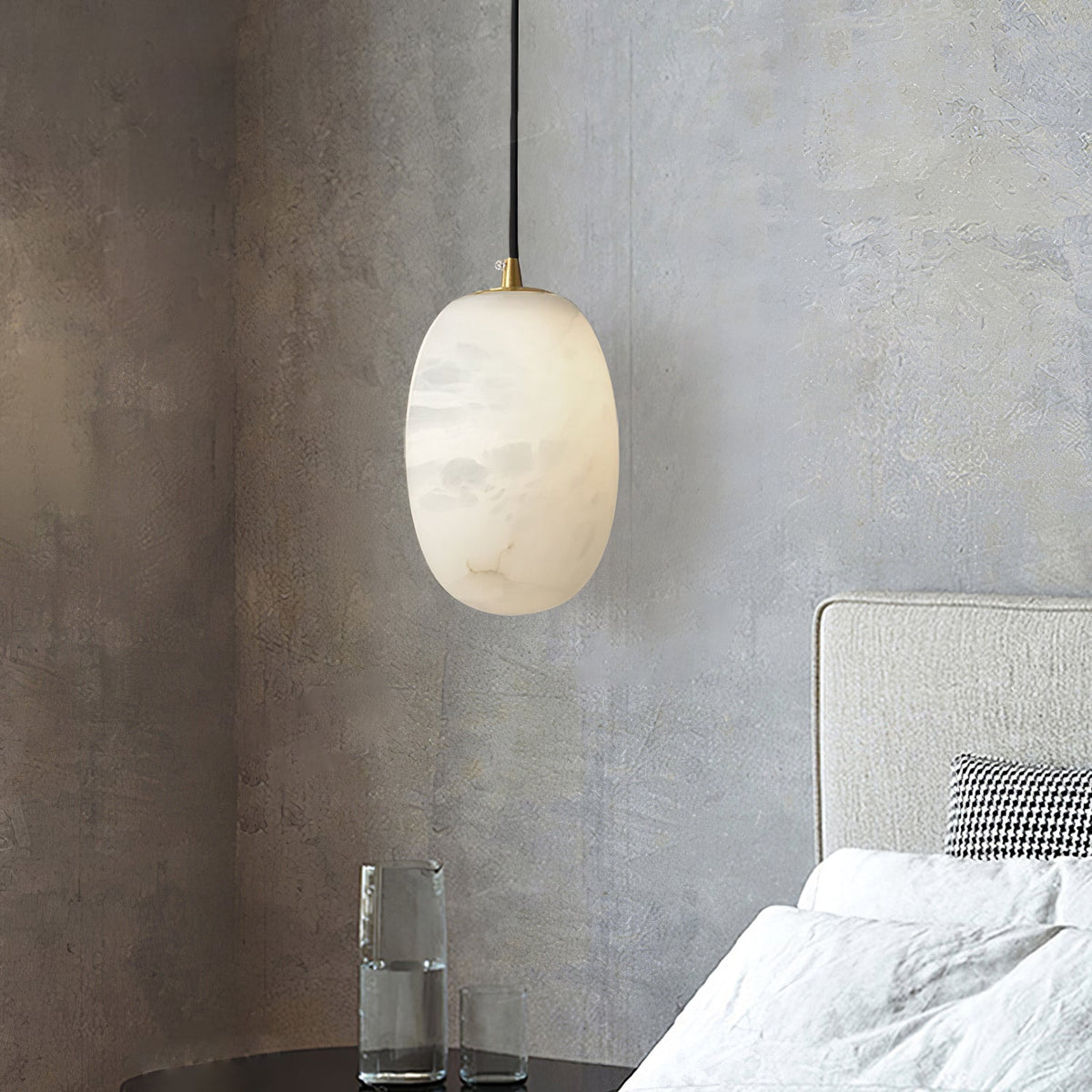 Luxor Alabaster Pendant Light