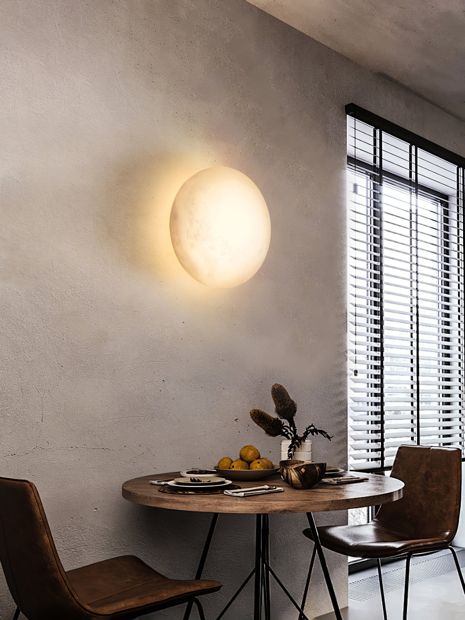 Eurthais Minimalist Alabaster Wall Light