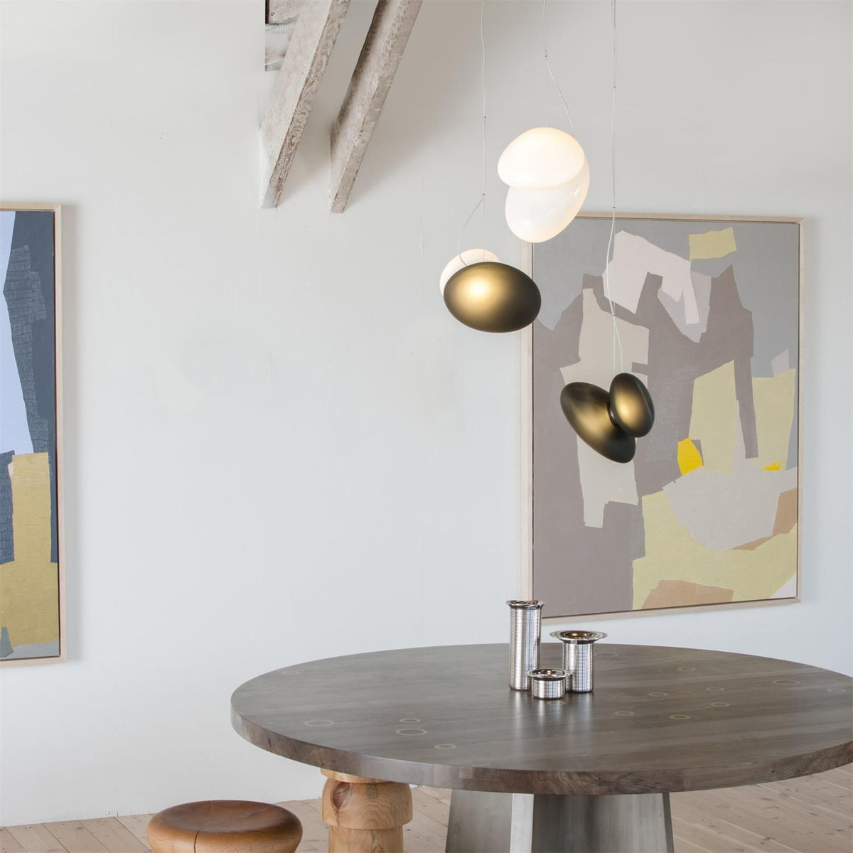 Mervan Frosted Glass Pendant Light