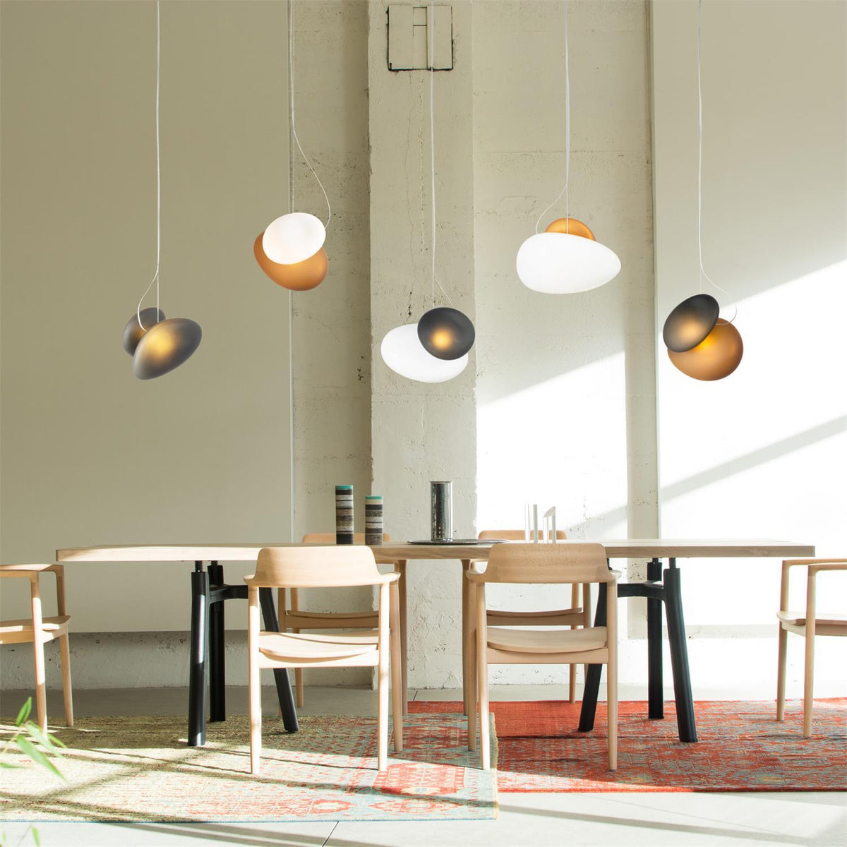 Mervan Frosted Glass Pendant Light