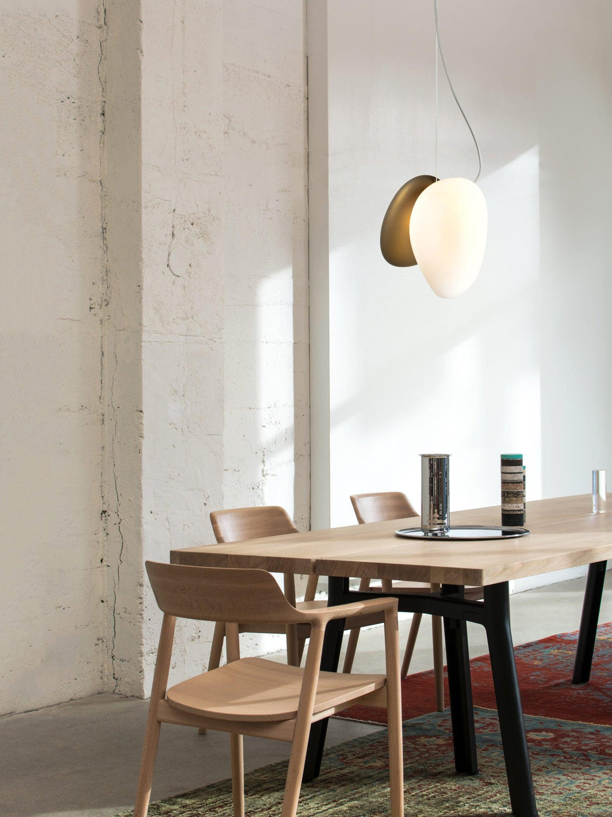 Mervan Frosted Glass Pendant Light