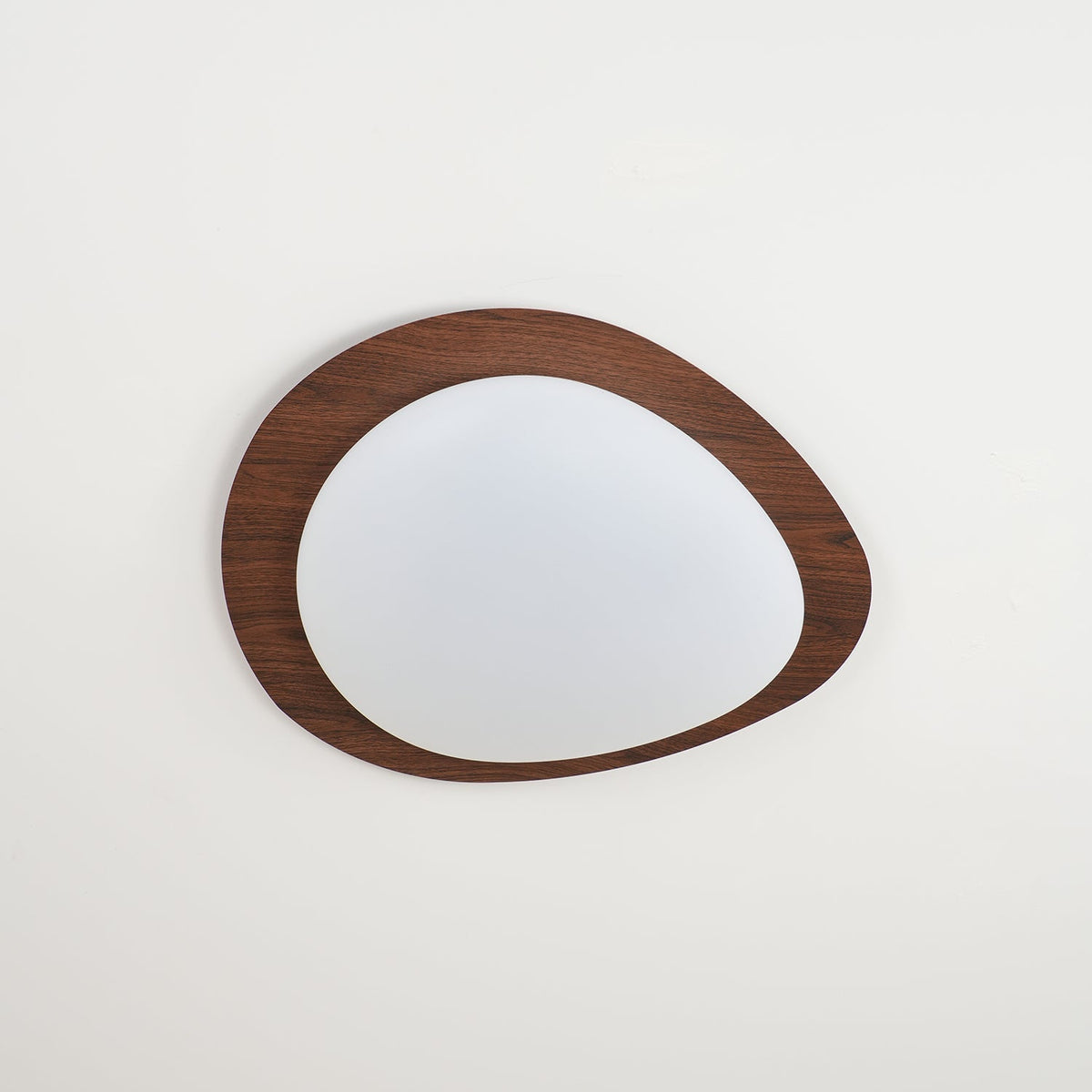Olivier Pebble Walnut Ceiling Light