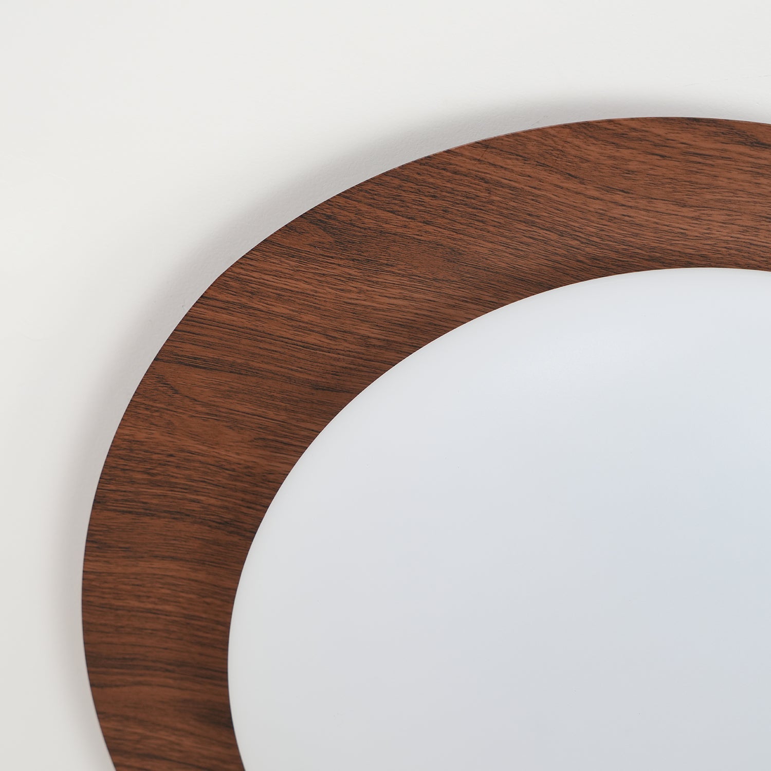 Olivier Pebble Walnut Ceiling Light