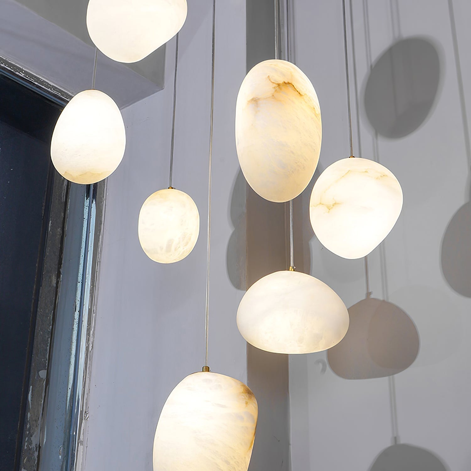 Jorveth Alabaster Pendant Light