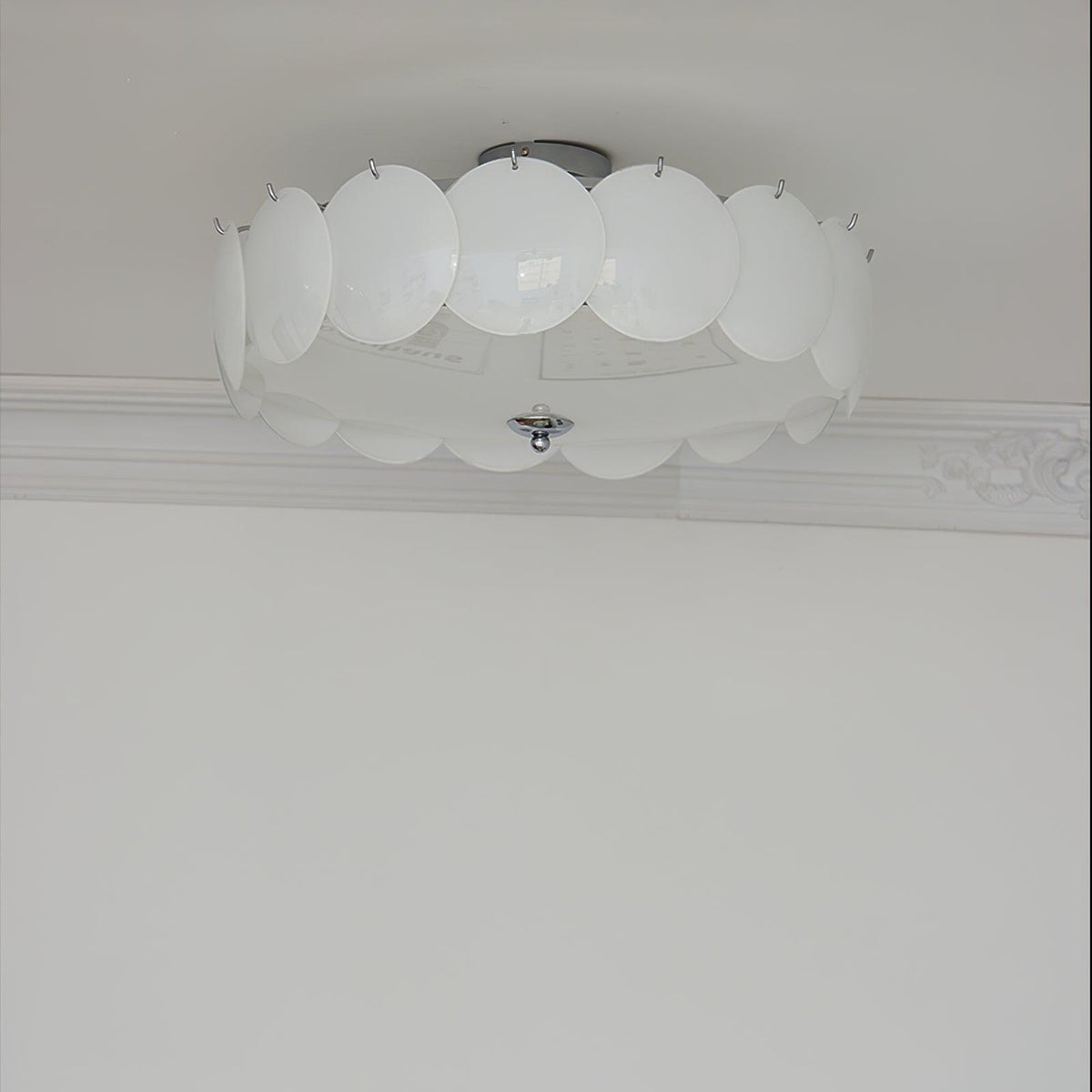 Brolin Ceiling Light Glass Glamorous Ripple