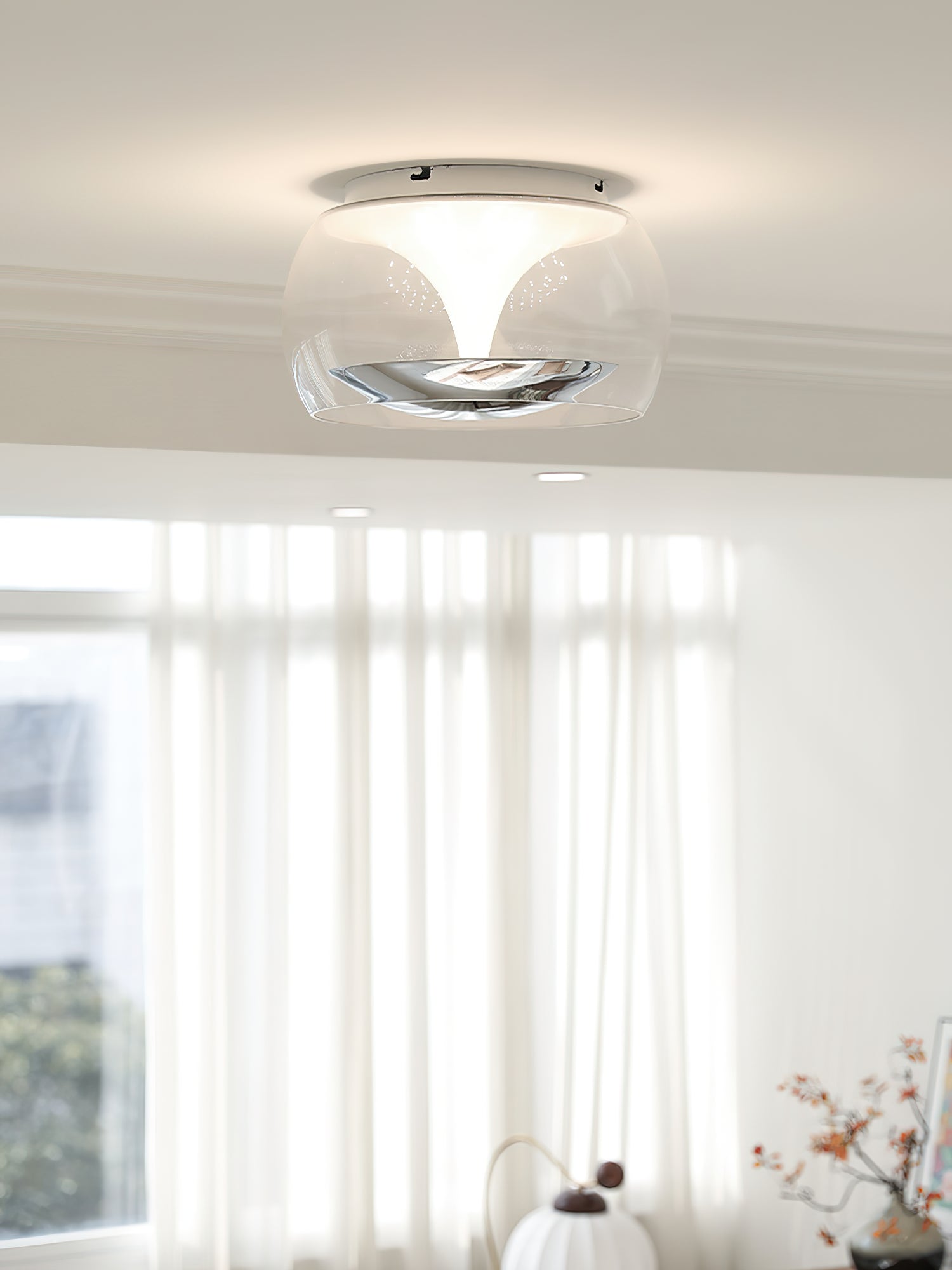 Eshair Nordic Art Pendulum Glass Ceiling Light
