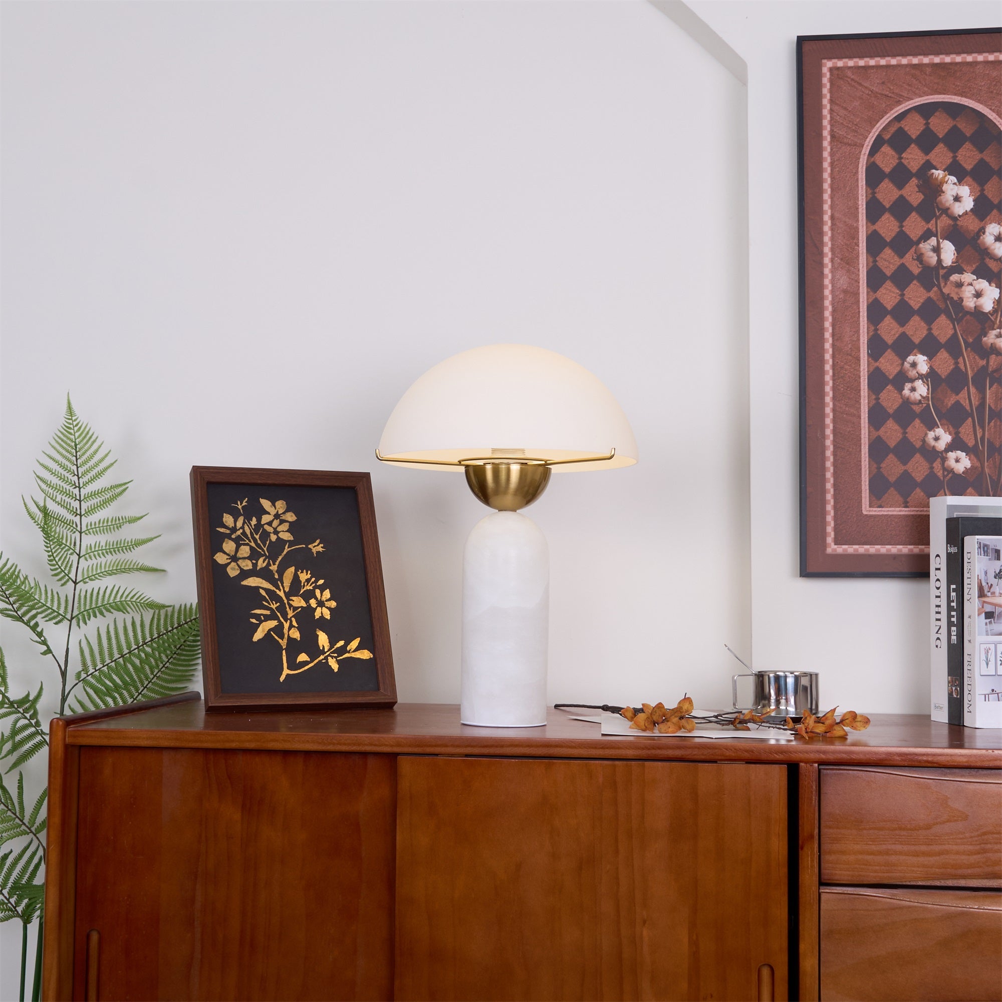 Veviniel Alabaster Table Lamp