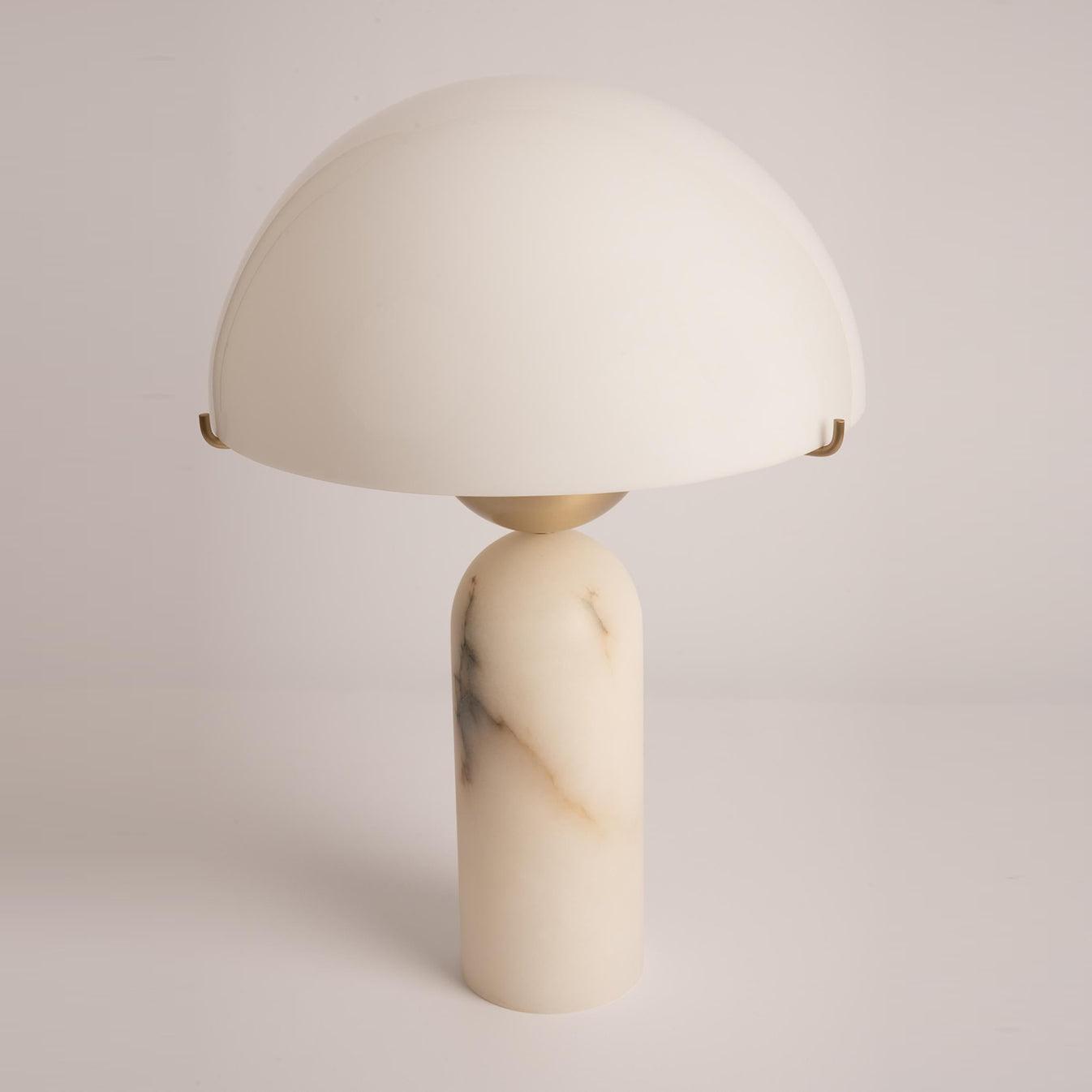 Veviniel Alabaster Table Lamp - Neutral Decor