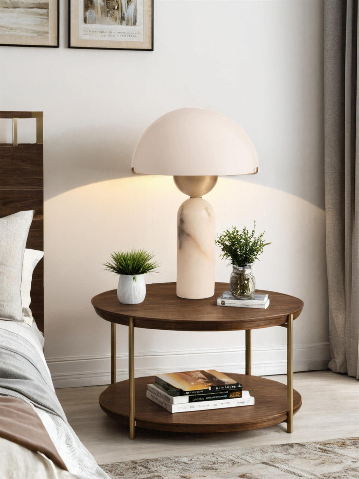 Veviniel Alabaster Table Lamp