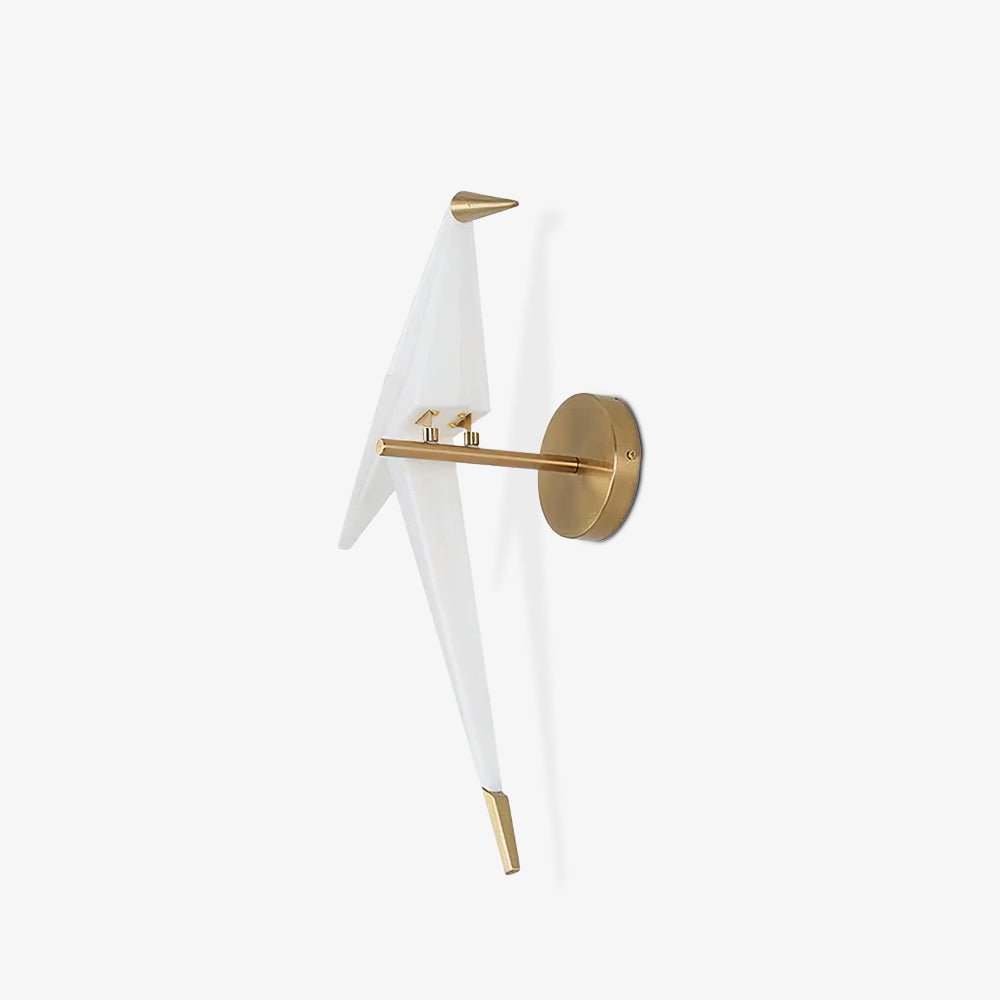 Eovela Nordic Art Paper Crane Wall Lamp
