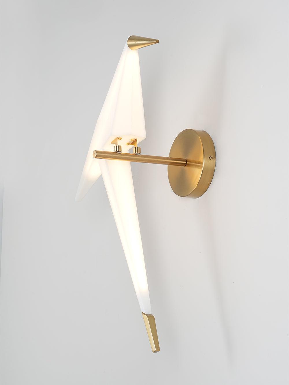 Eovela Nordic Art Paper Crane Wall Lamp