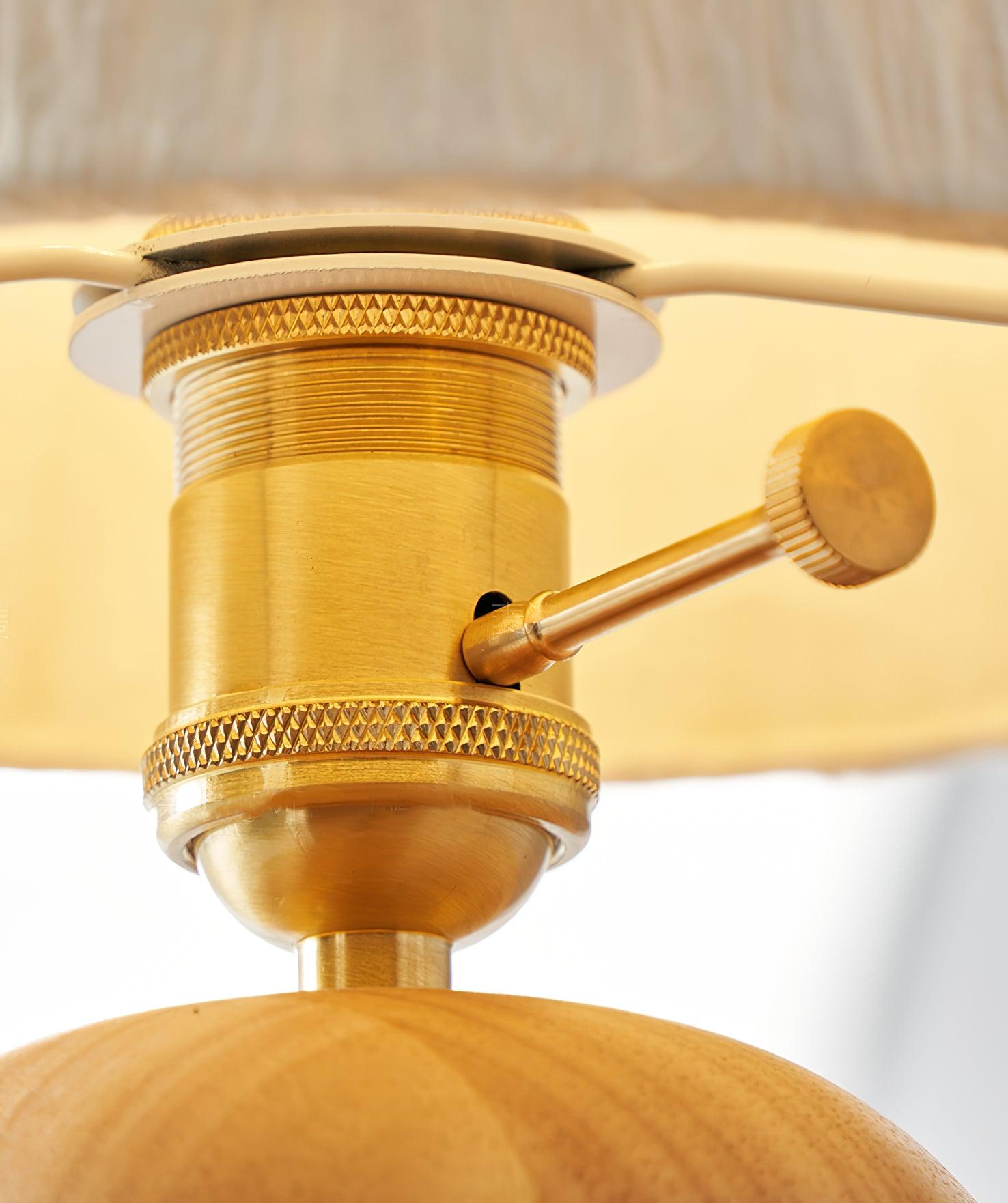 Elugan Organic Wood Table Lamp
