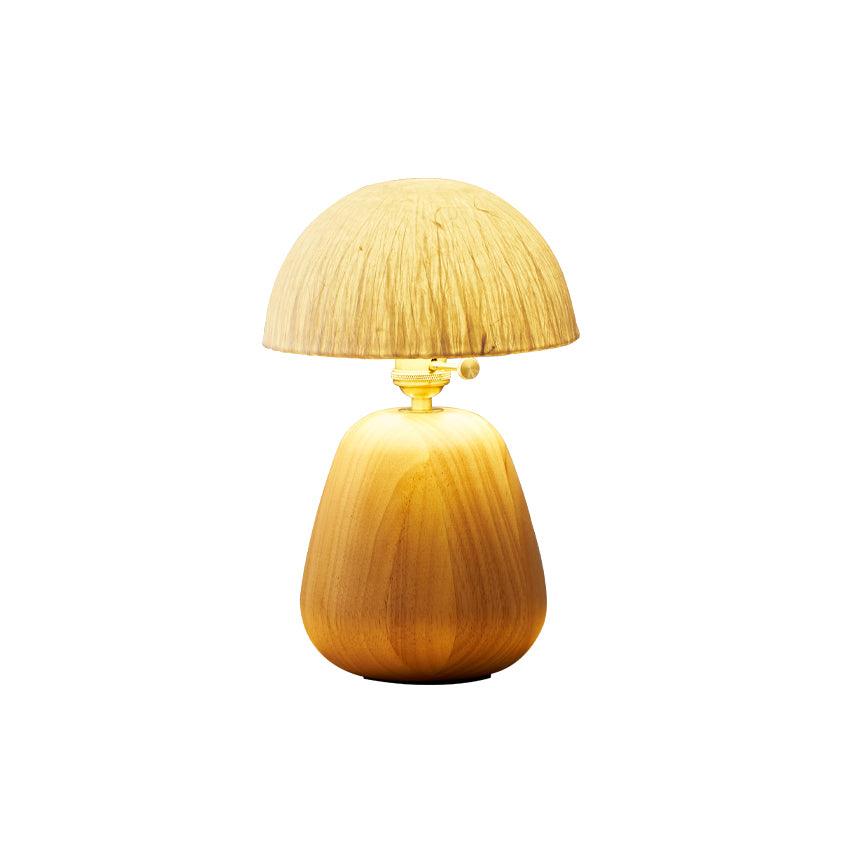 Elugan Organic Wood Table Lamp