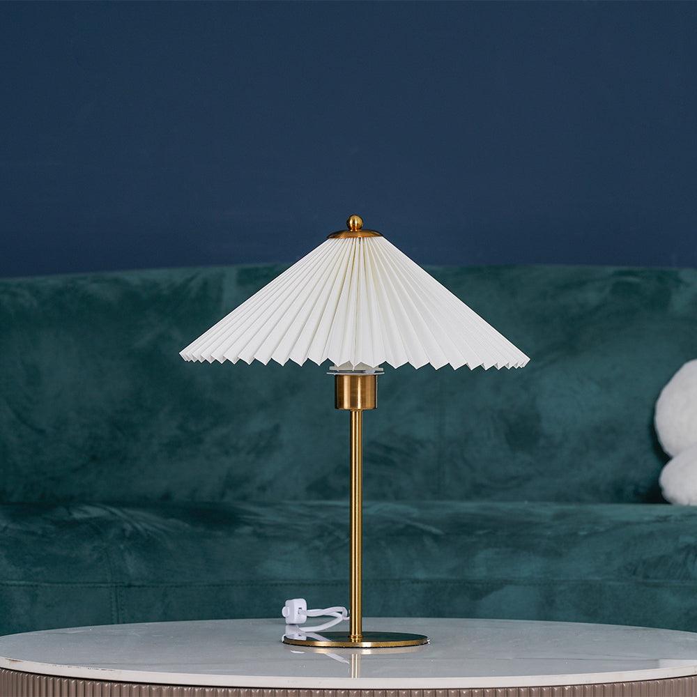 Camirir Pleated Umbrella Table Lamp