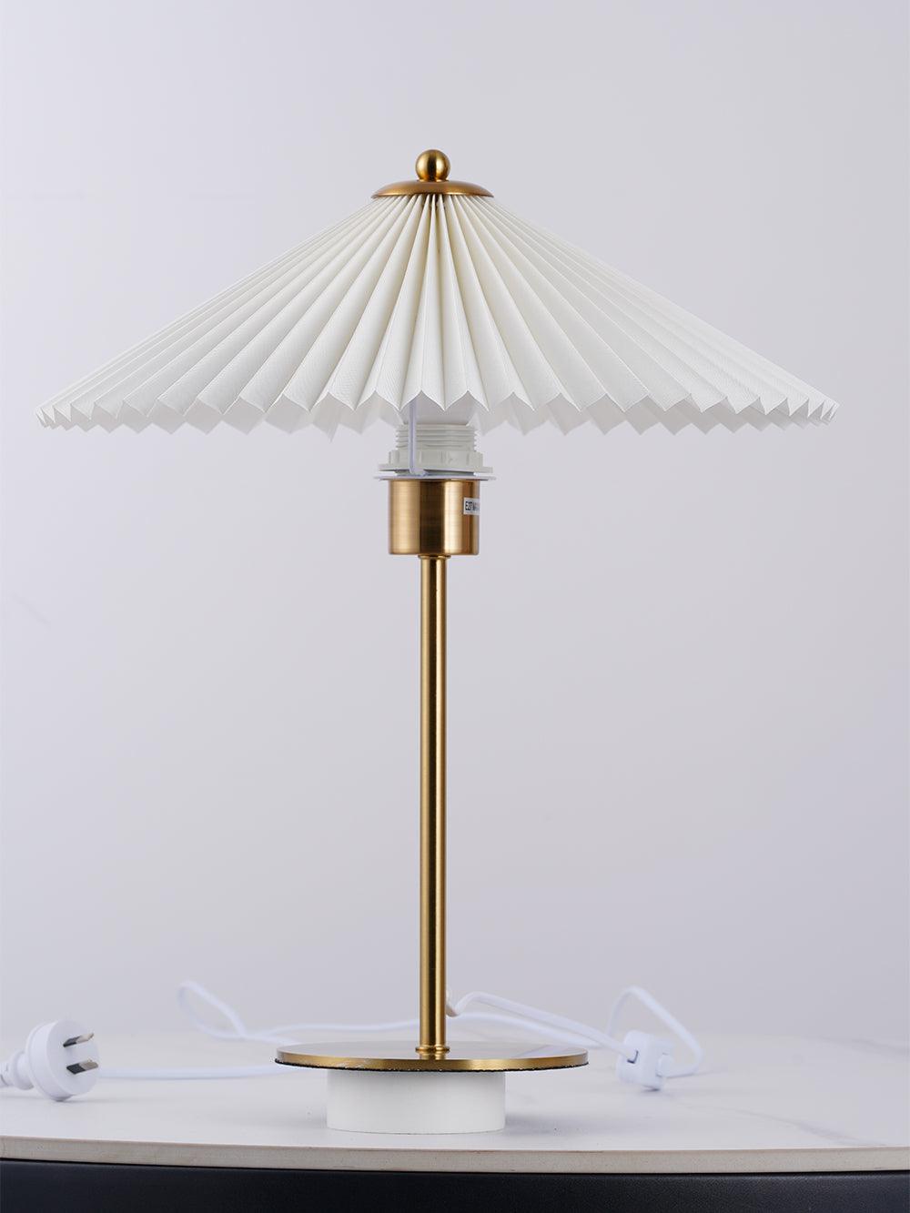Camirir Pleated Umbrella Table Lamp