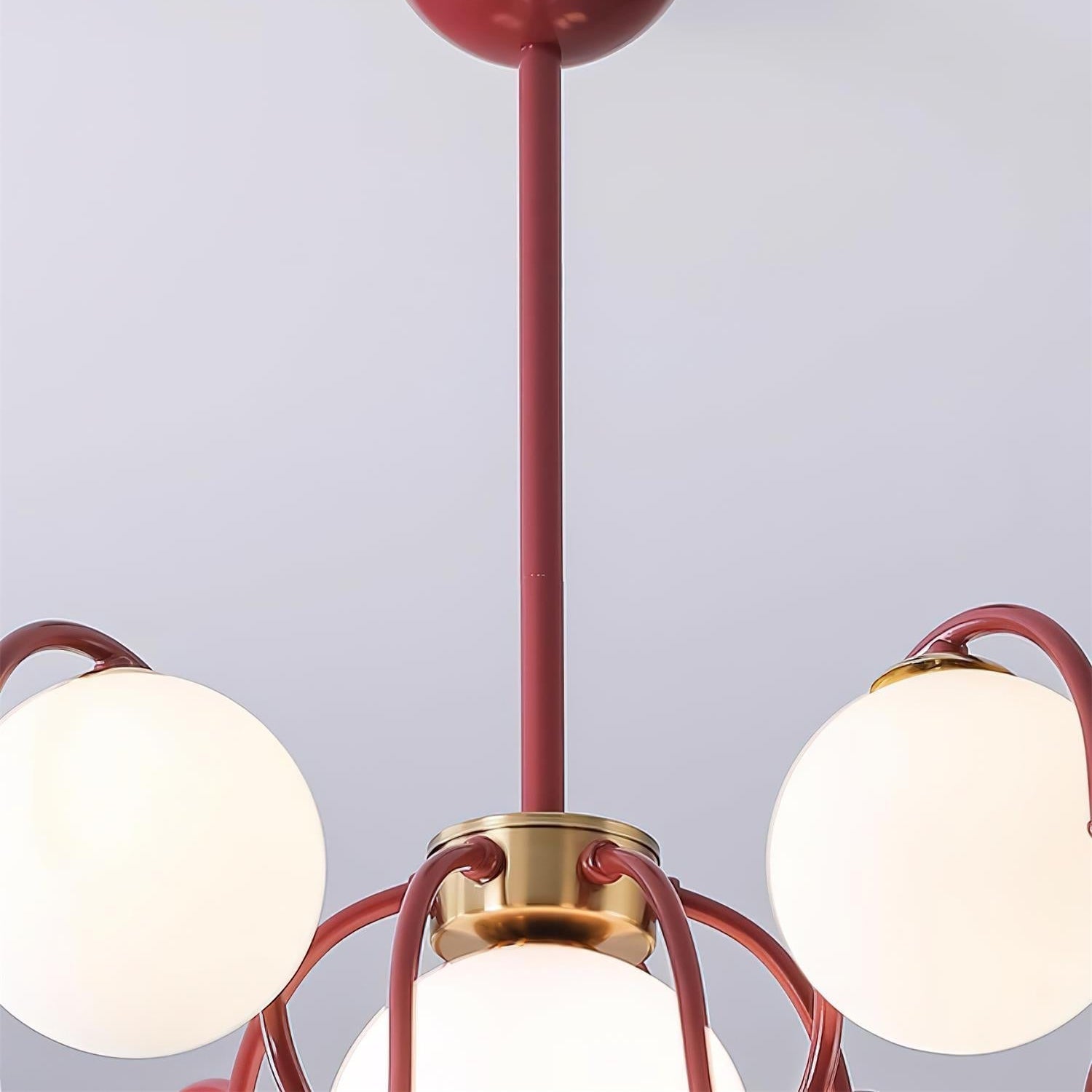 Aria Chandelier Blossom Cruving Arm - Neutral Decor