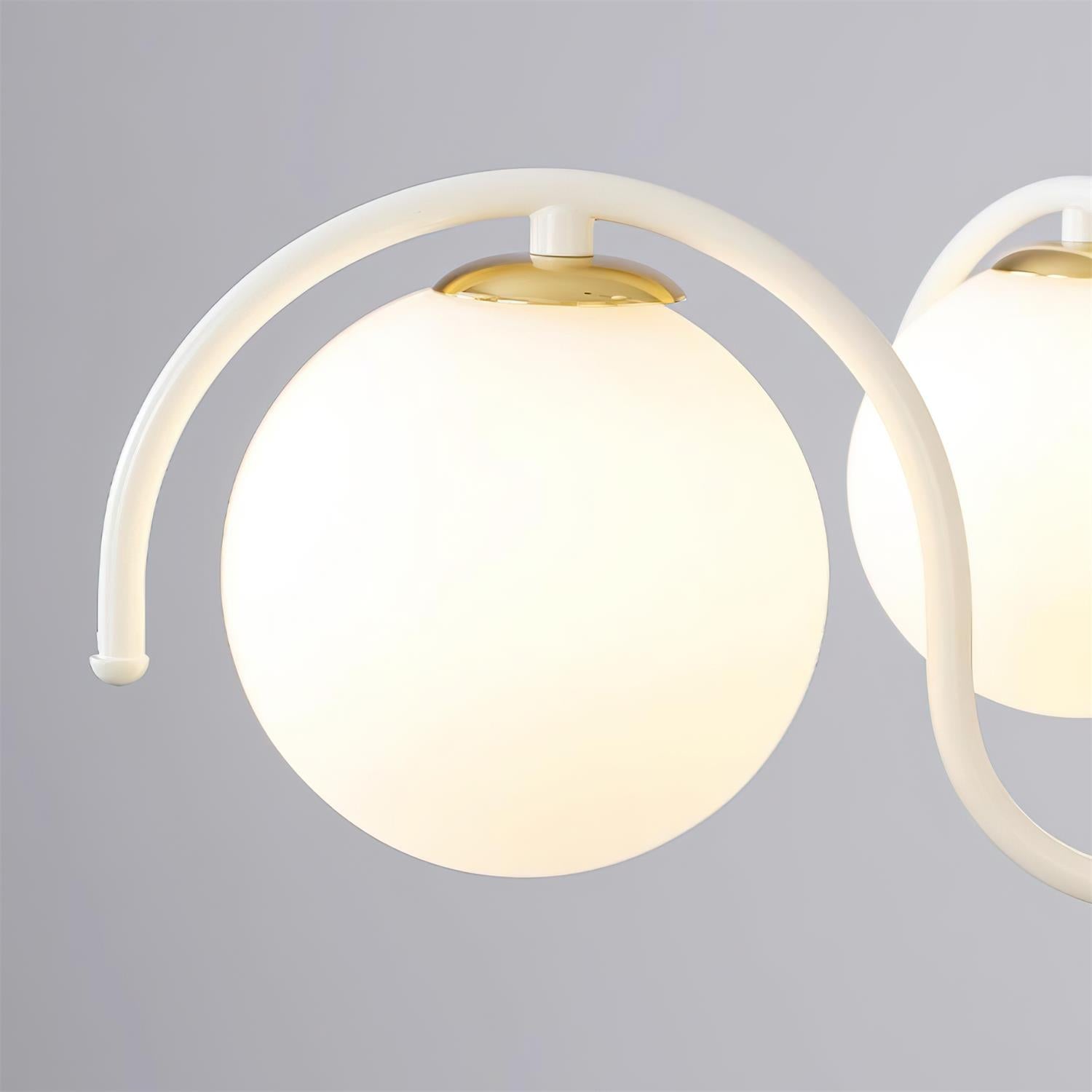 Aria Chandelier Blossom Cruving Arm - Neutral Decor