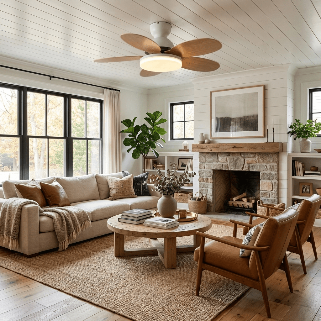 Norborne Wood Ceiling Fan Light