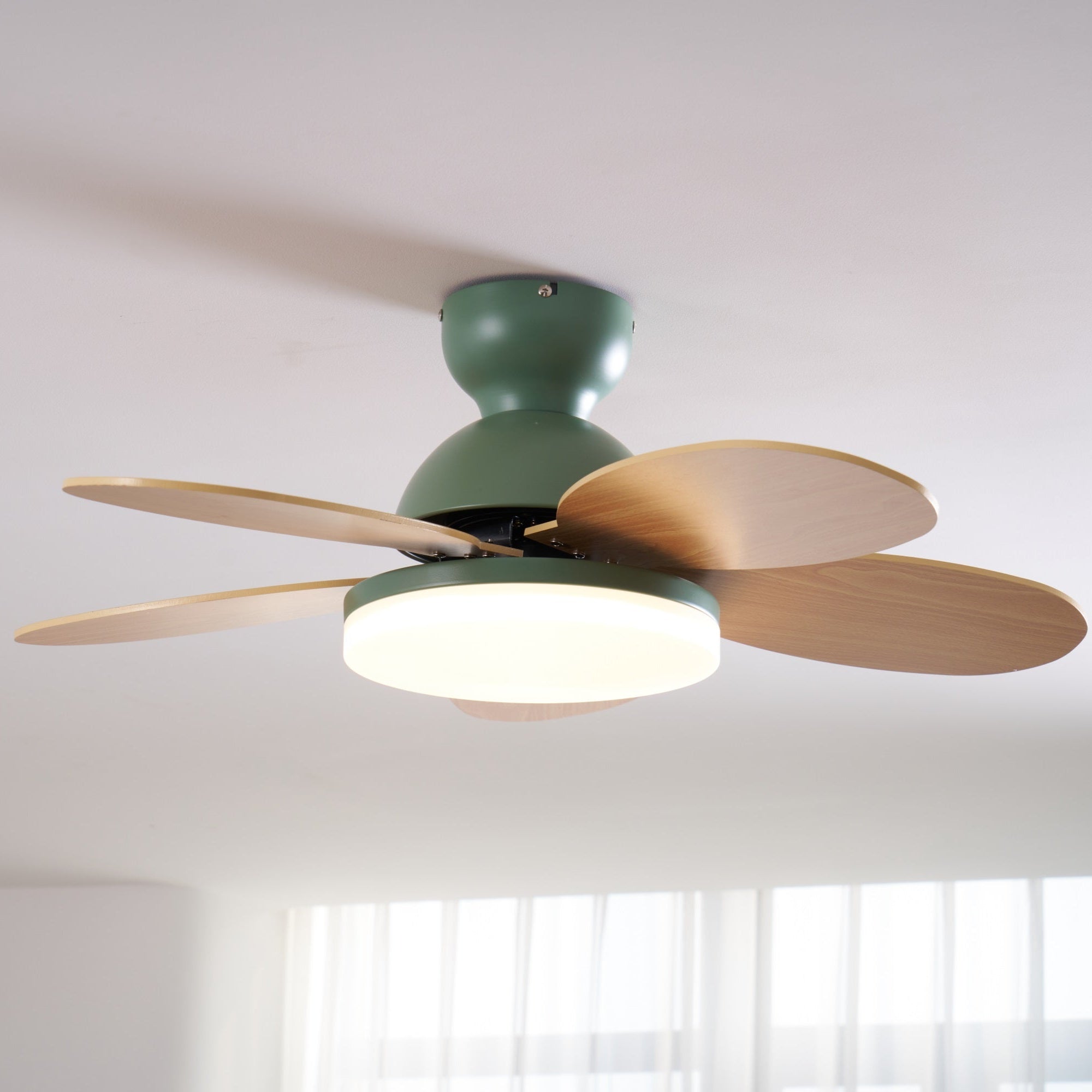 Lucien Morandi Metal Ceiling Fan Light