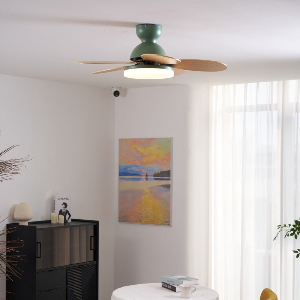Norborne Wood Ceiling Fan Light