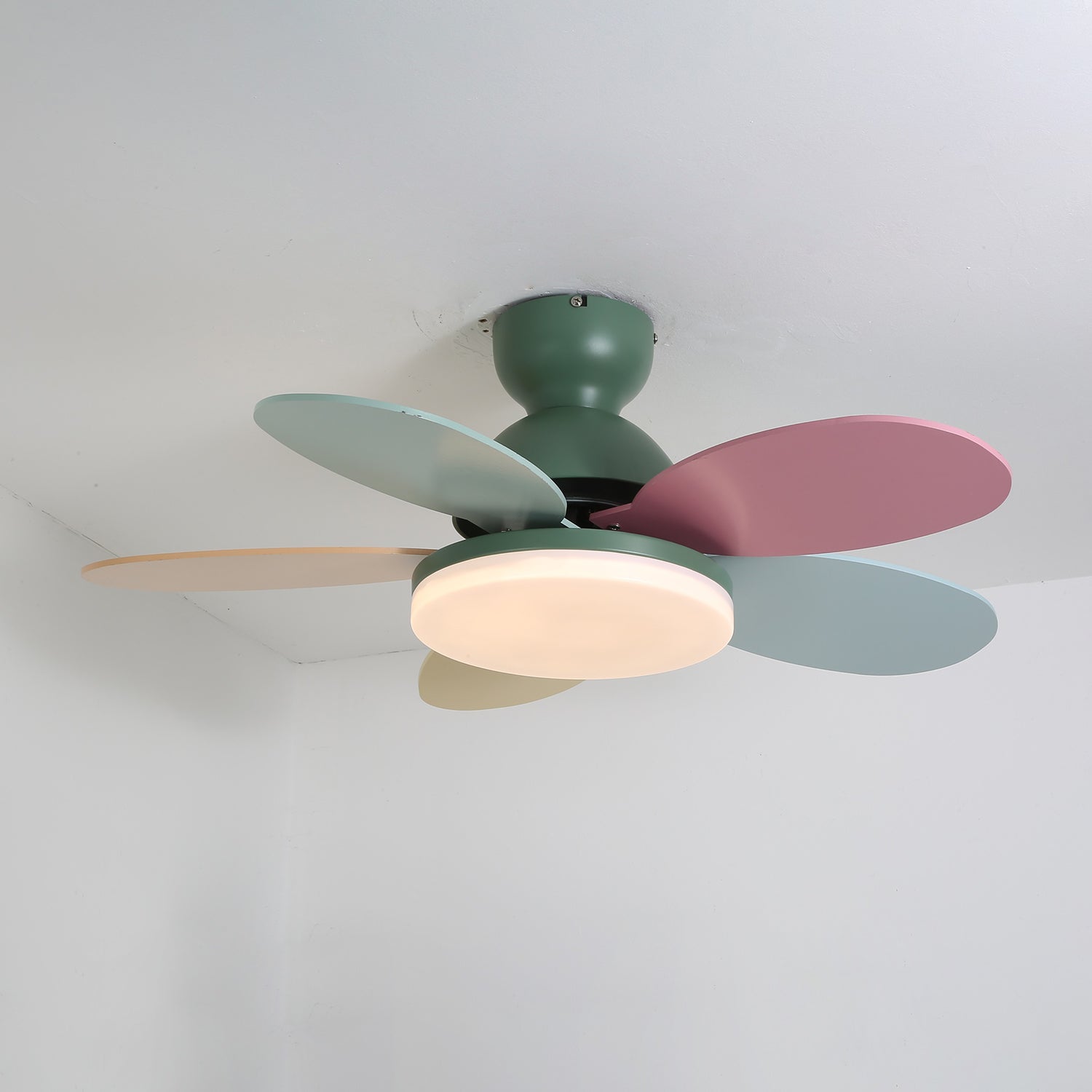 Lucien Morandi Metal Ceiling Fan Light