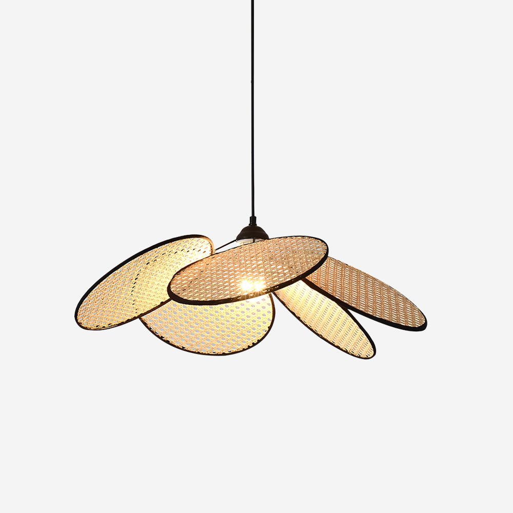 Vemarora Premium Elegance Petals Rattan Fabric Pendant Lamp