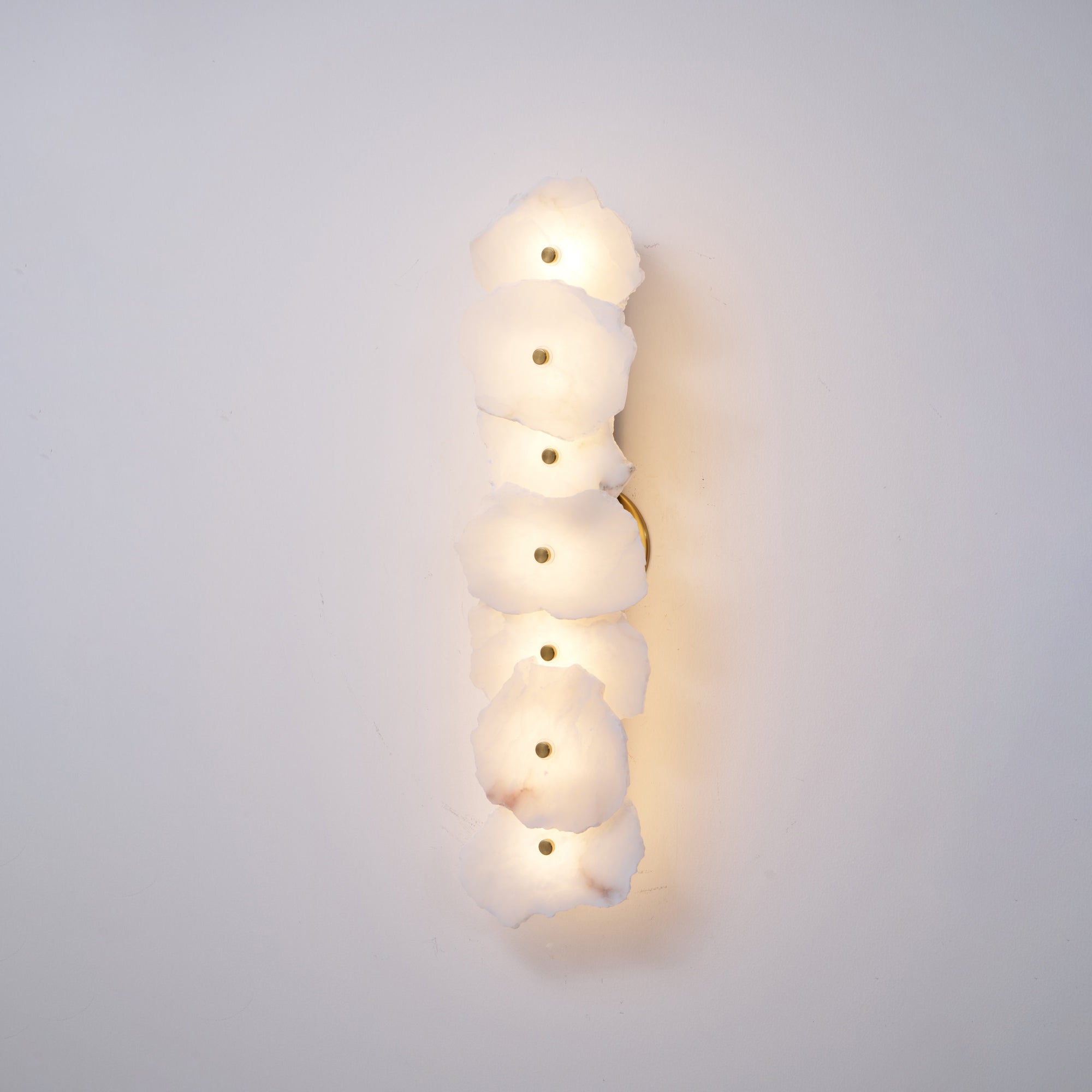 Victor Alabaster Flower Wall Lamp