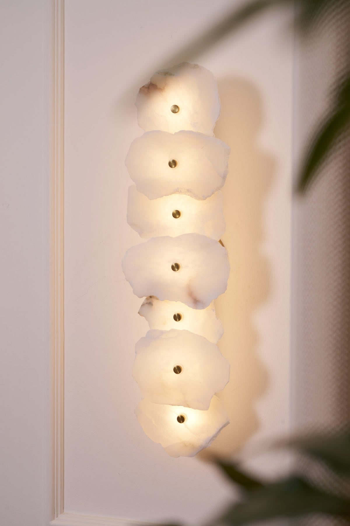 Elmsborne Alabaster Indoor Wall Light