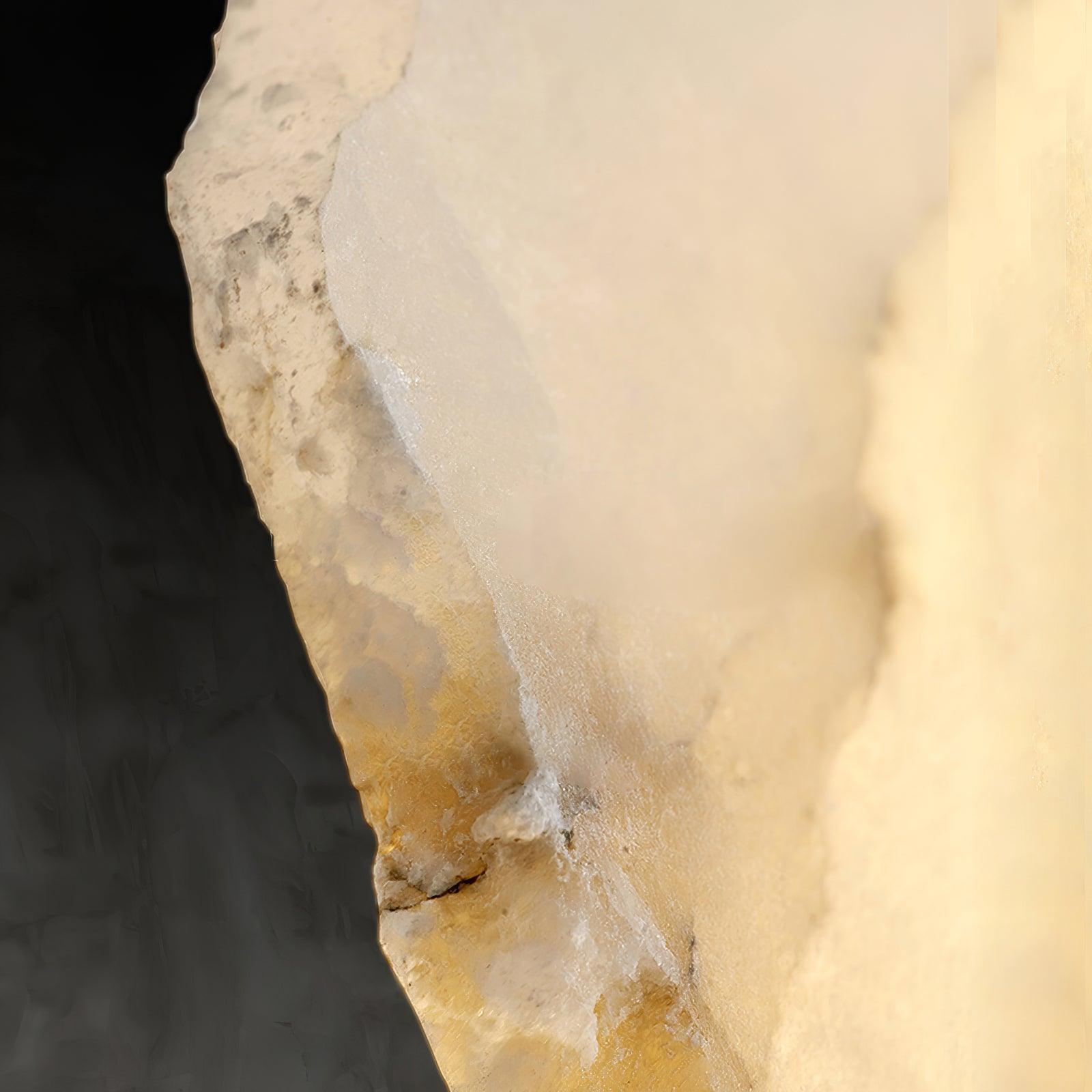 Victor Alabaster Flower Wall Lamp