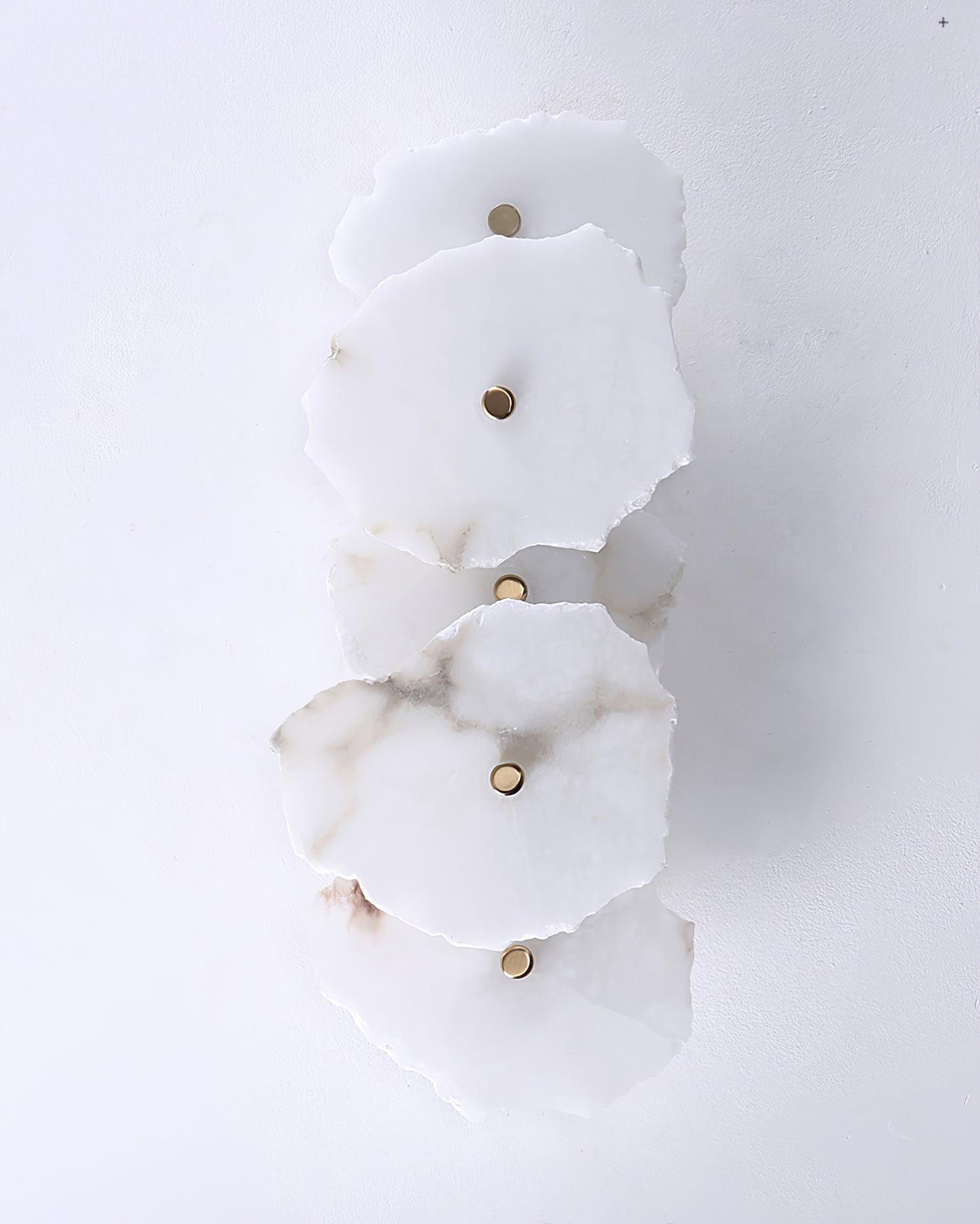 Alaeila Floral Cluster Alabaster Wall Light - Neutral Decor