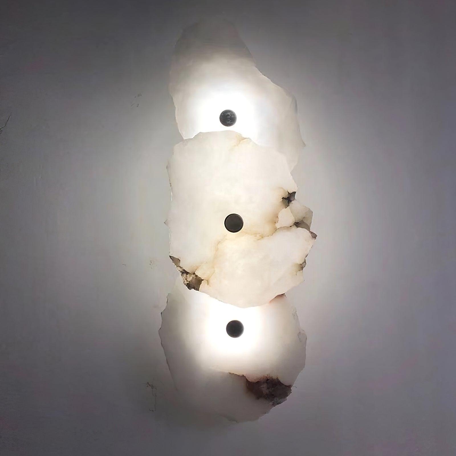 Alaeila Floral Cluster Alabaster Wall Light - Neutral Decor