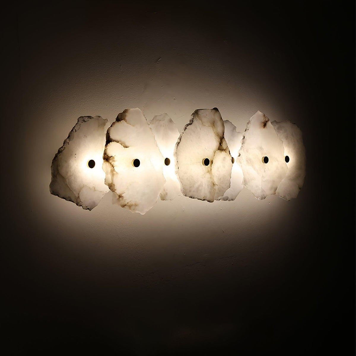 Victor Alabaster Flower Wall Lamp