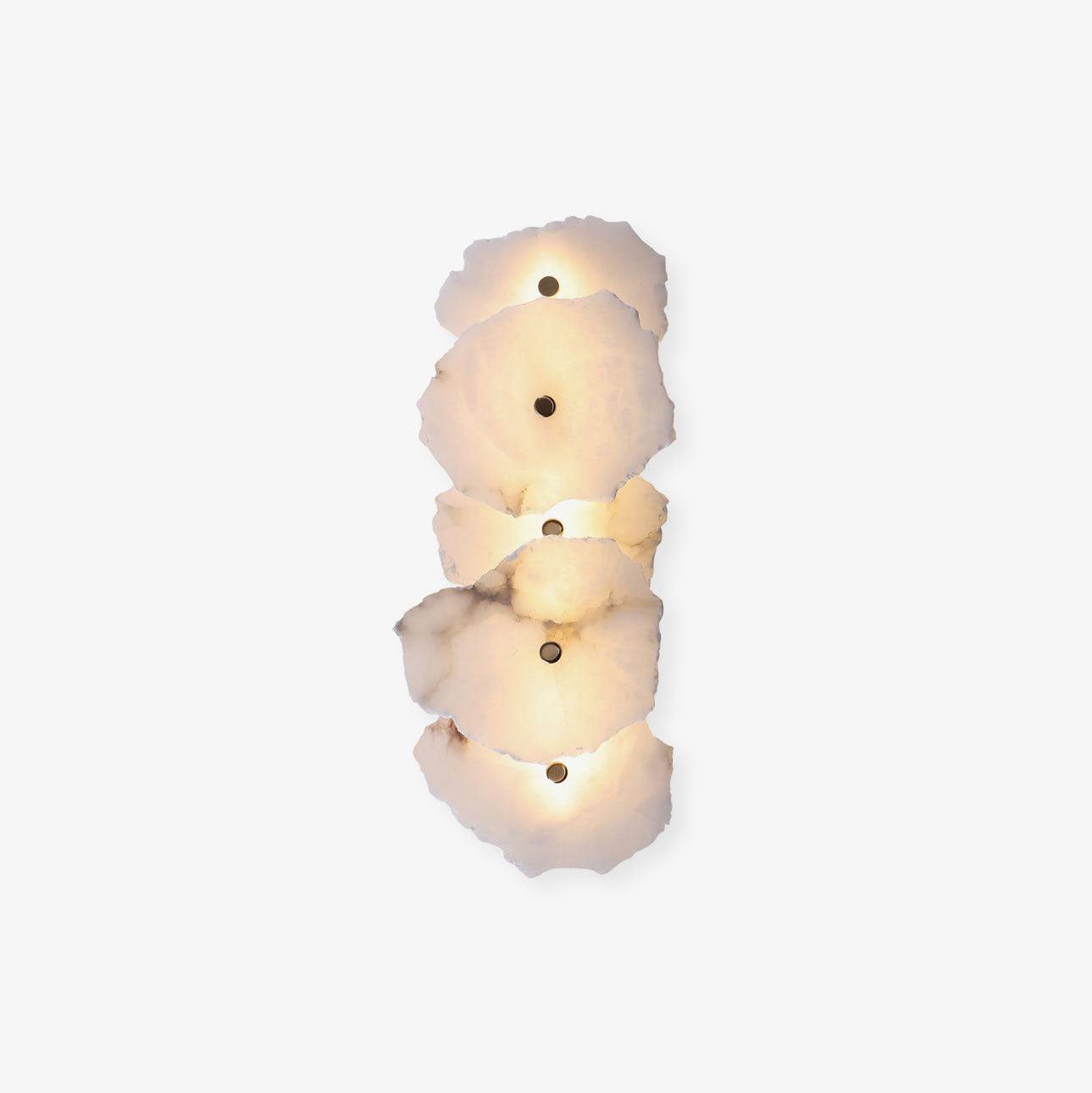 Victor Alabaster Flower Wall Lamp