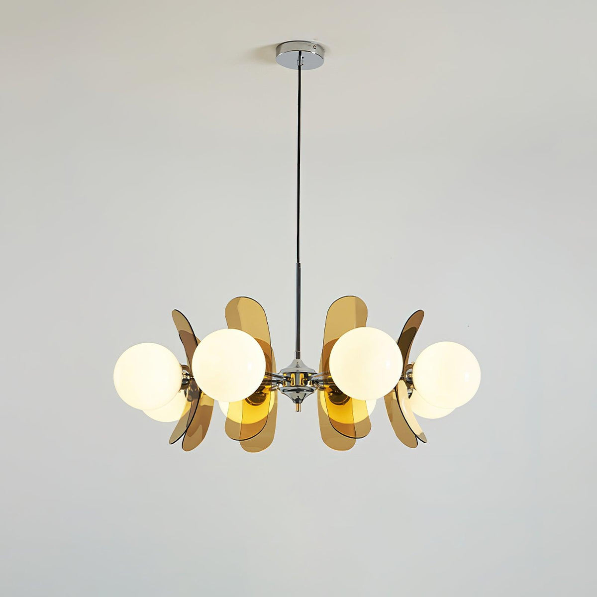 Aira Chandelier Brown &Orange