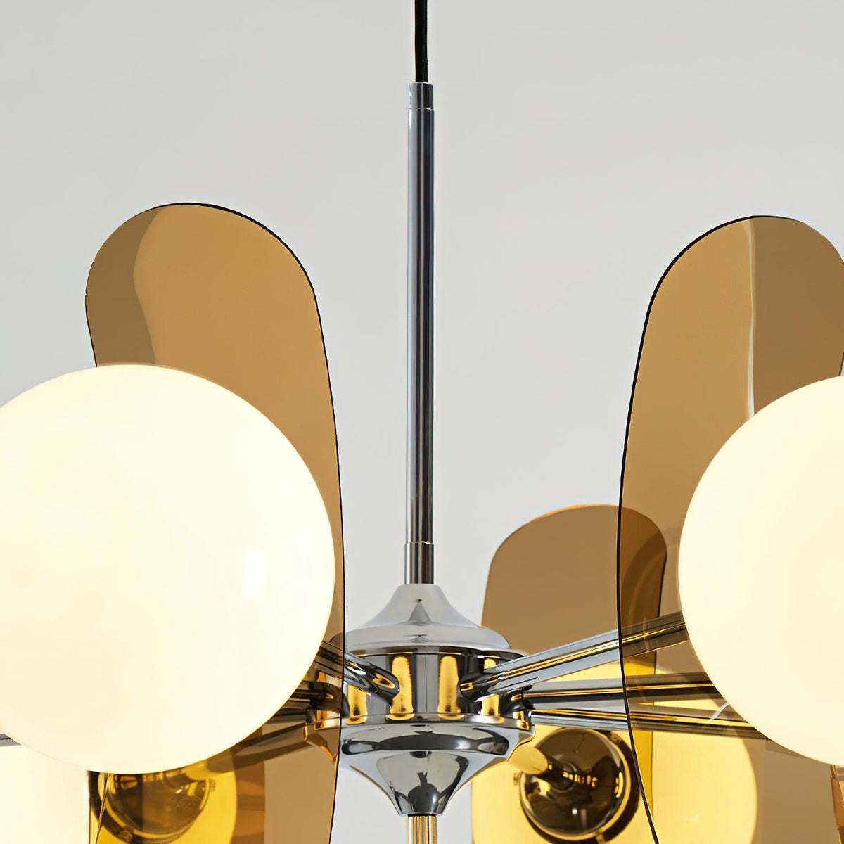 Aira Chandelier Brown &Orange