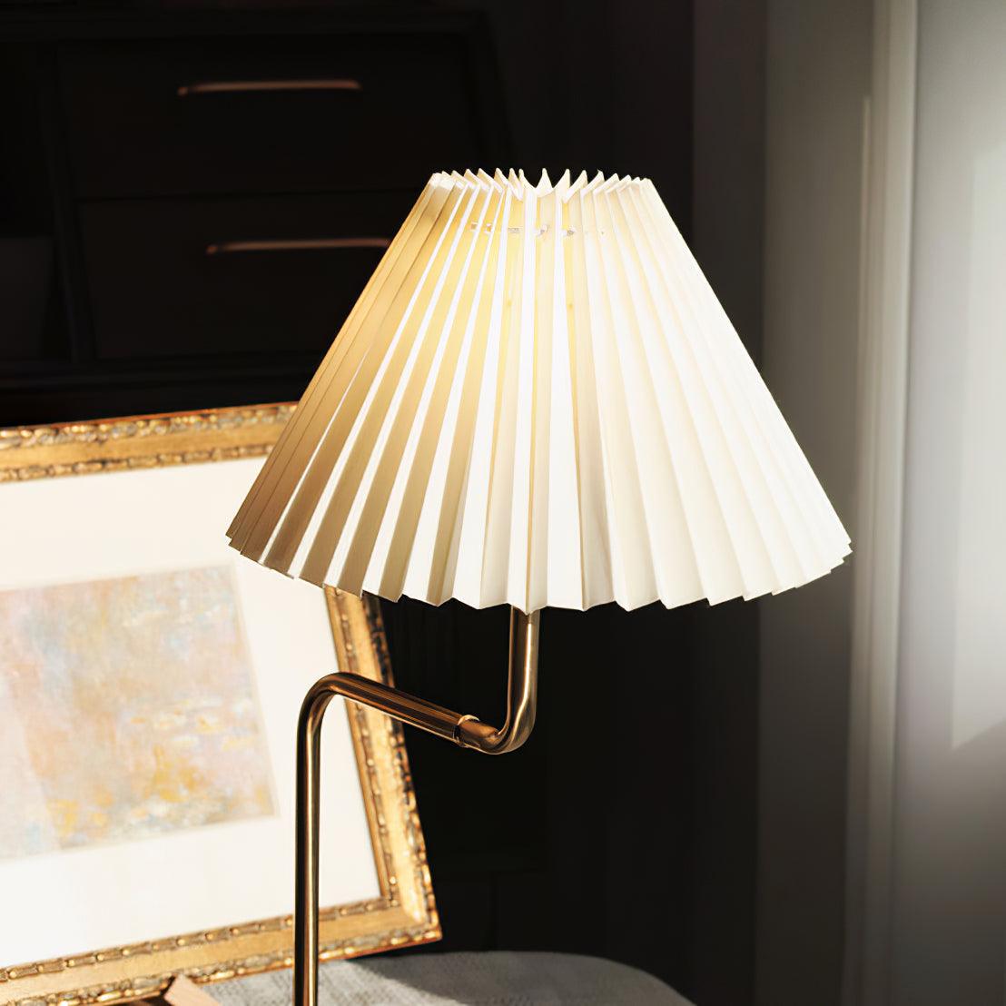 Rinenina Wooden Fabric Vintage Table Lamp