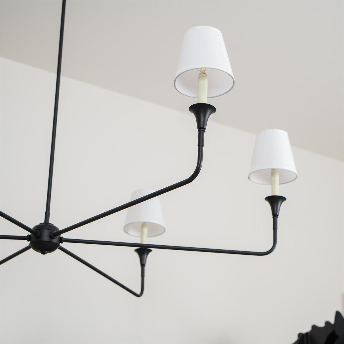 Arthaila Vintage Industrial Grande Fabric Chandelier