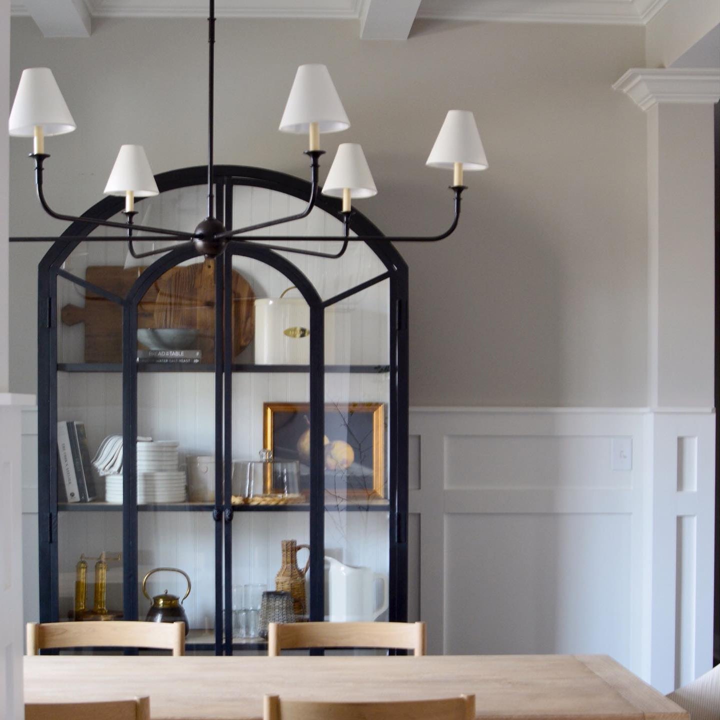 Arthaila Vintage Industrial Grande Fabric Chandelier - Neutral Decor