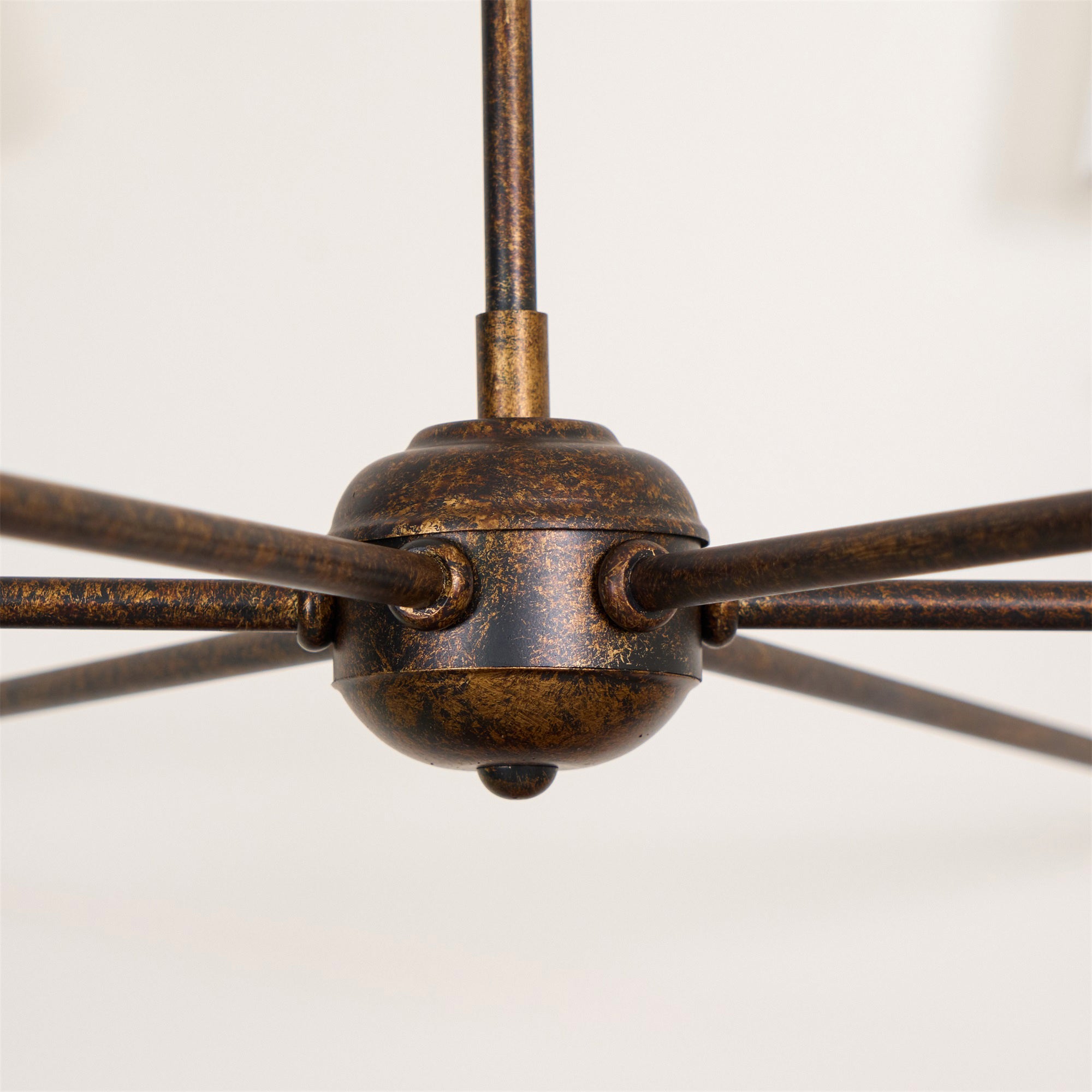 Arthaila Vintage Industrial Grande Fabric Chandelier - Neutral Decor