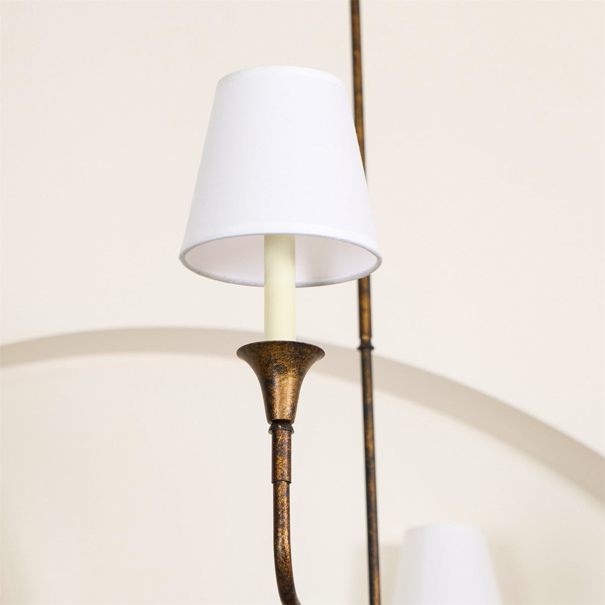 Arthaila Vintage Industrial Grande Fabric Chandelier