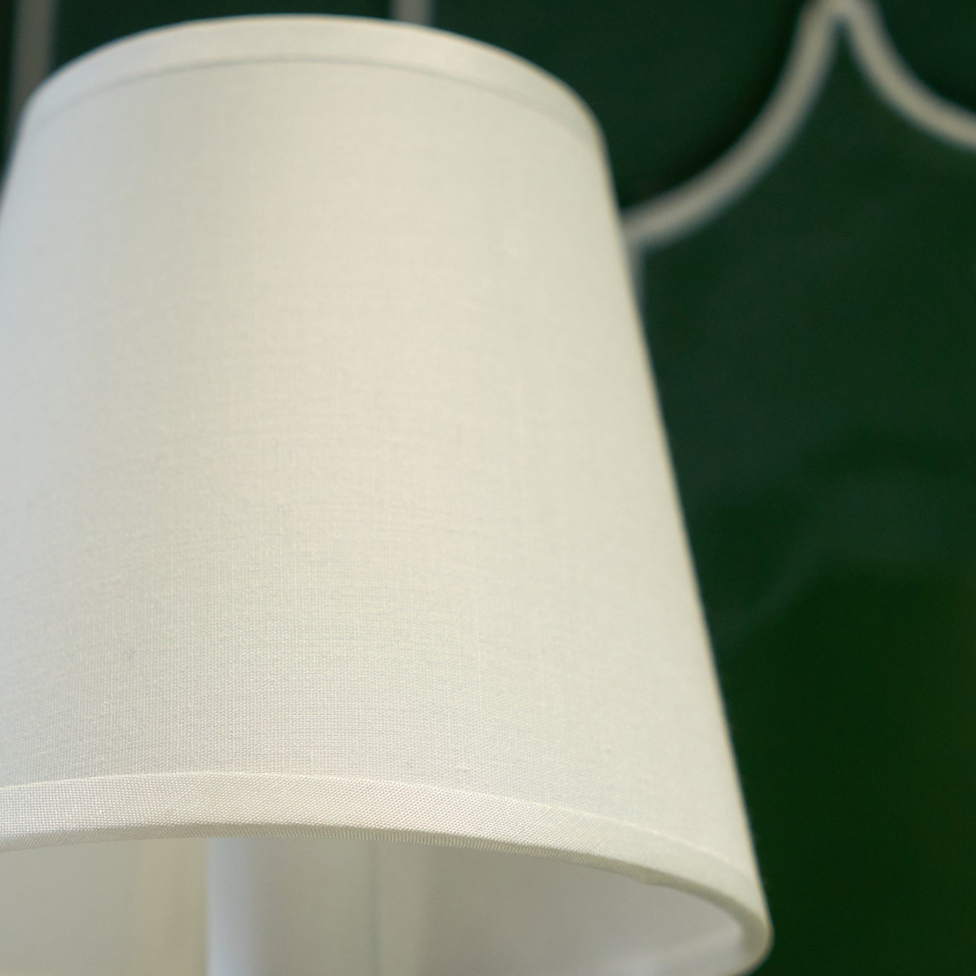 Silva Vintage Wall Lamp Fabric Black/White/Brass Arm
