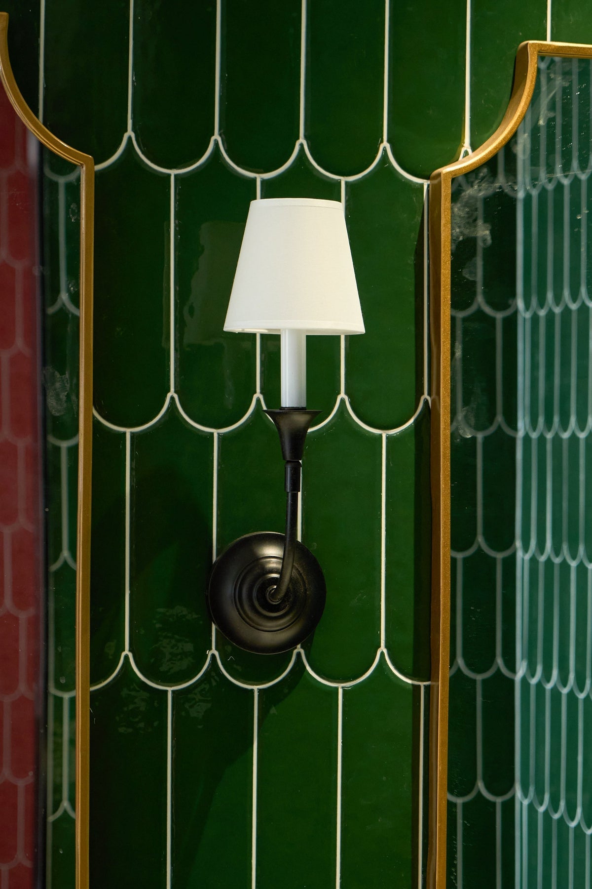 Cygnus Modern Minimalist Traditional Black Fabric Wall Lamp